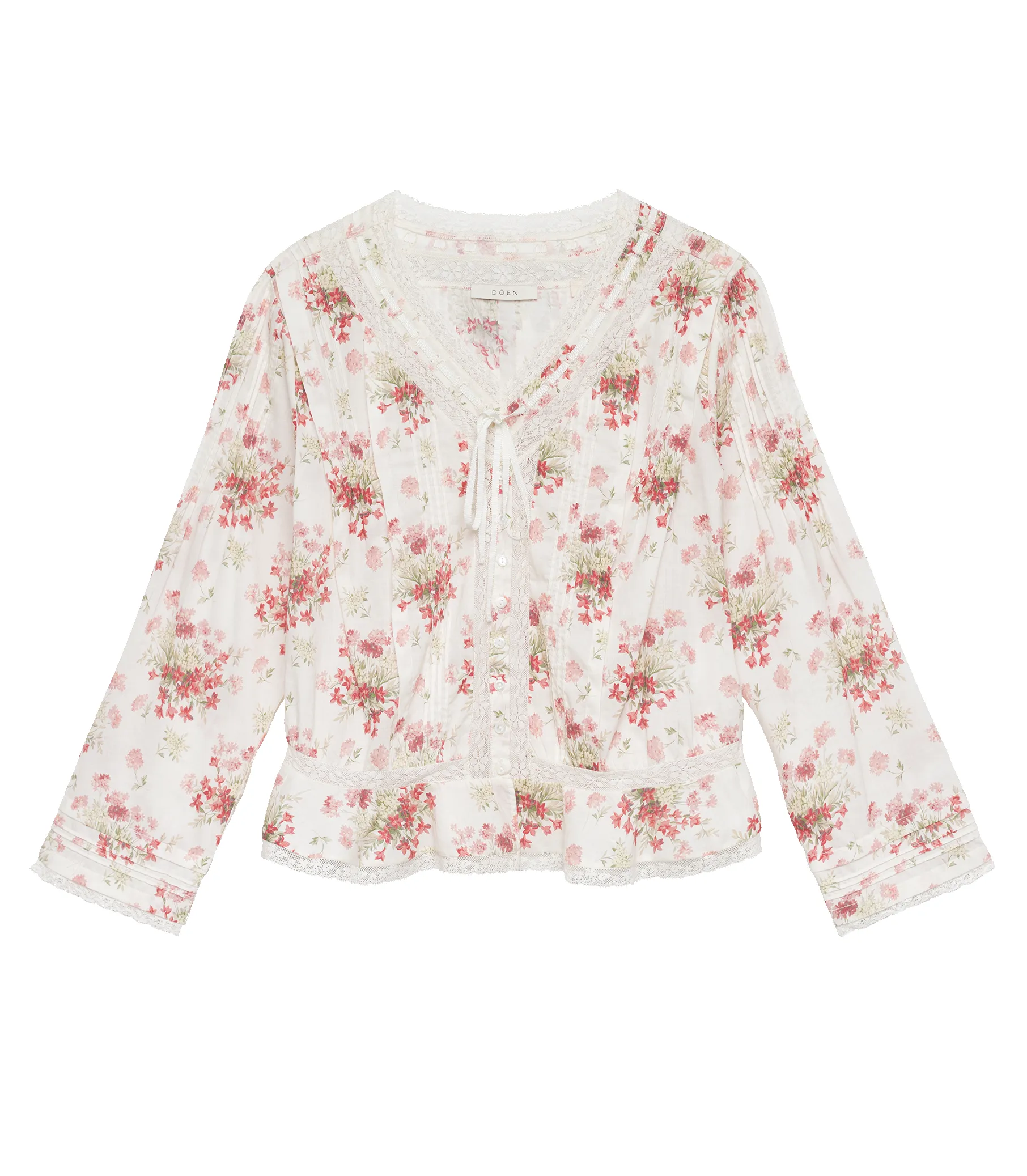 HMD -- HILLOCK TOP -- IVORY LANTANA FLORAL sold by Doen product image thumbnail 5