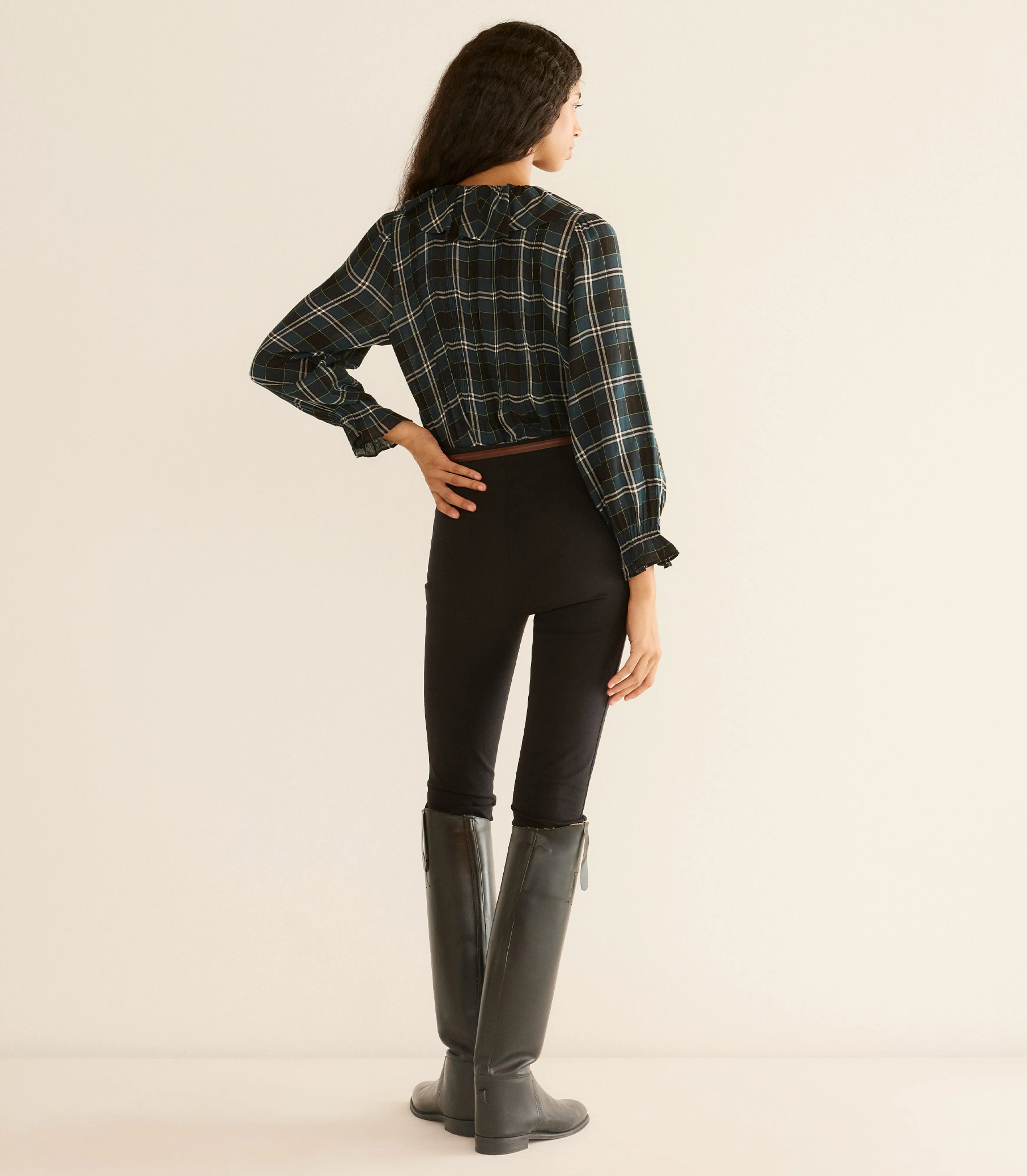HMD -- HARDY TOP -- AMBLE PLAID sold by Doen product image thumbnail 4