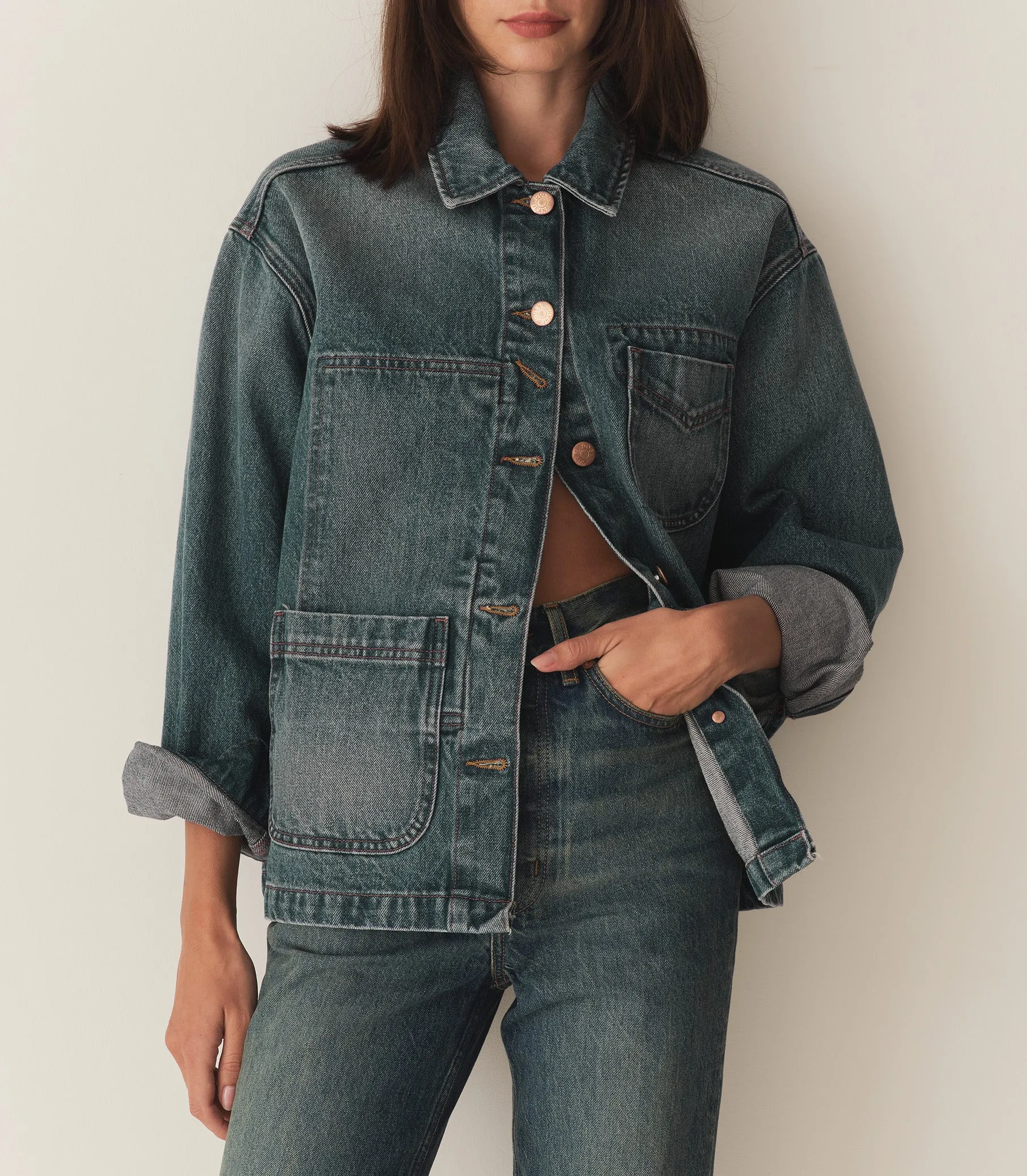 HMD -- GAELLE JACKET -- ALBI WASH sold by Doen product image thumbnail 3