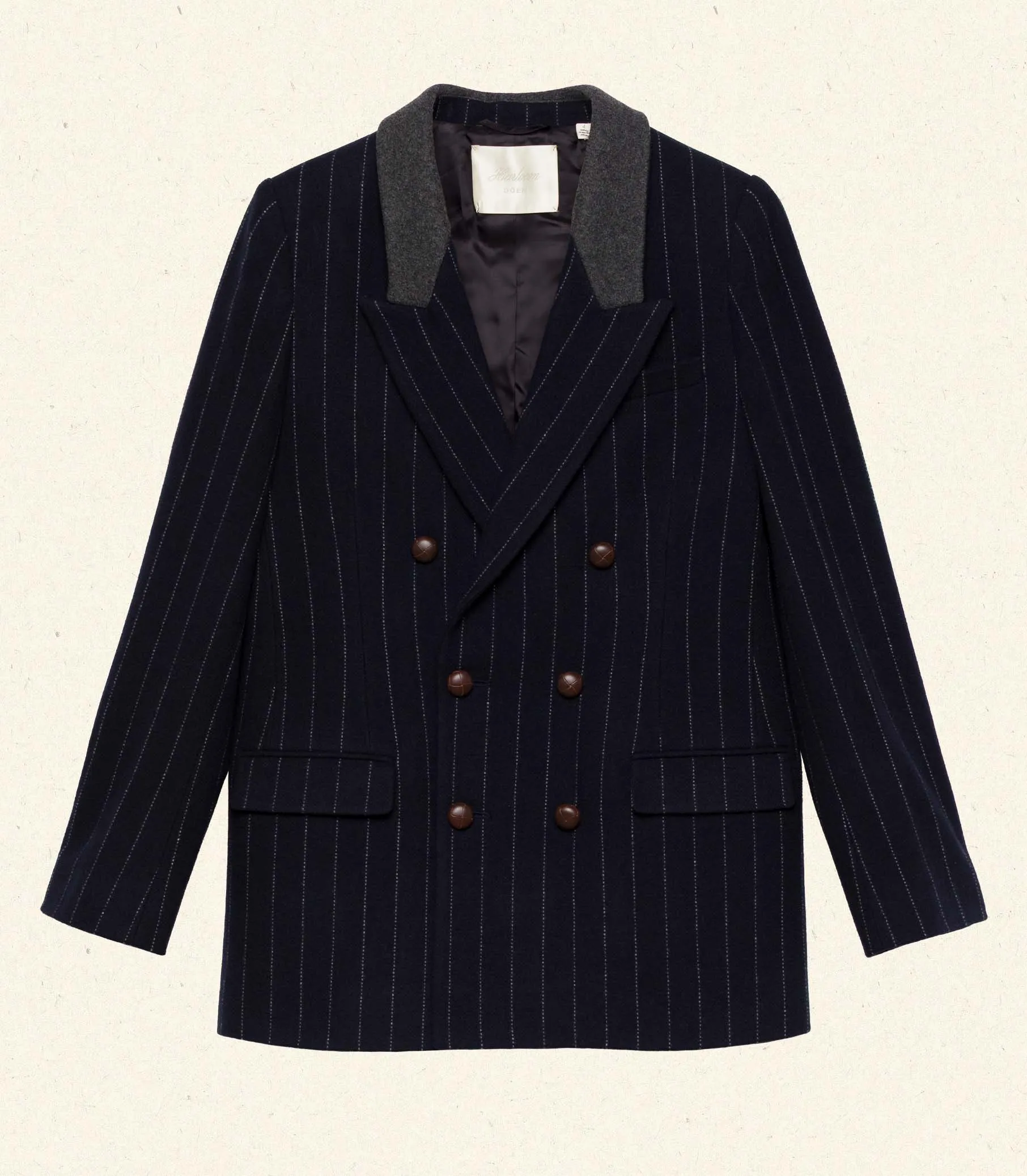 HMD -- DUCCIO BLAZER -- MARIANNE PINSTRIPE sold by Doen product image thumbnail 5