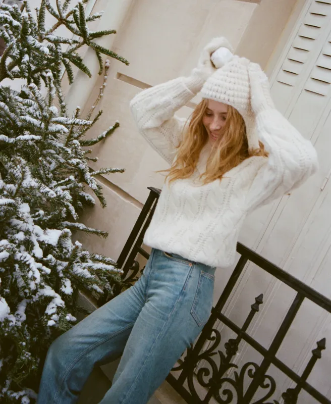 HMD -- DENEIGE HAT -- IVORY made by Doen