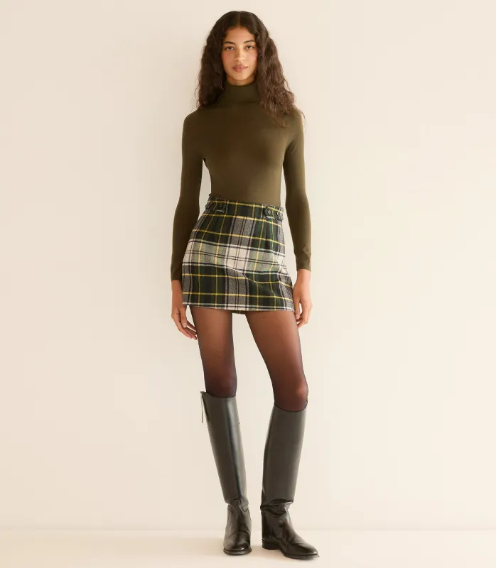 HMD -- CHIERI SKIRT -- MACGRAW PLAID made by Doen
