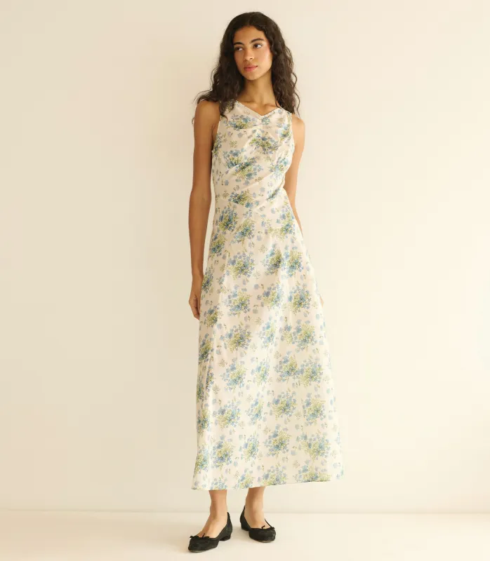 HMD -- BRUNA DRESS -- CREME LANTANA FLORAL made by Doen