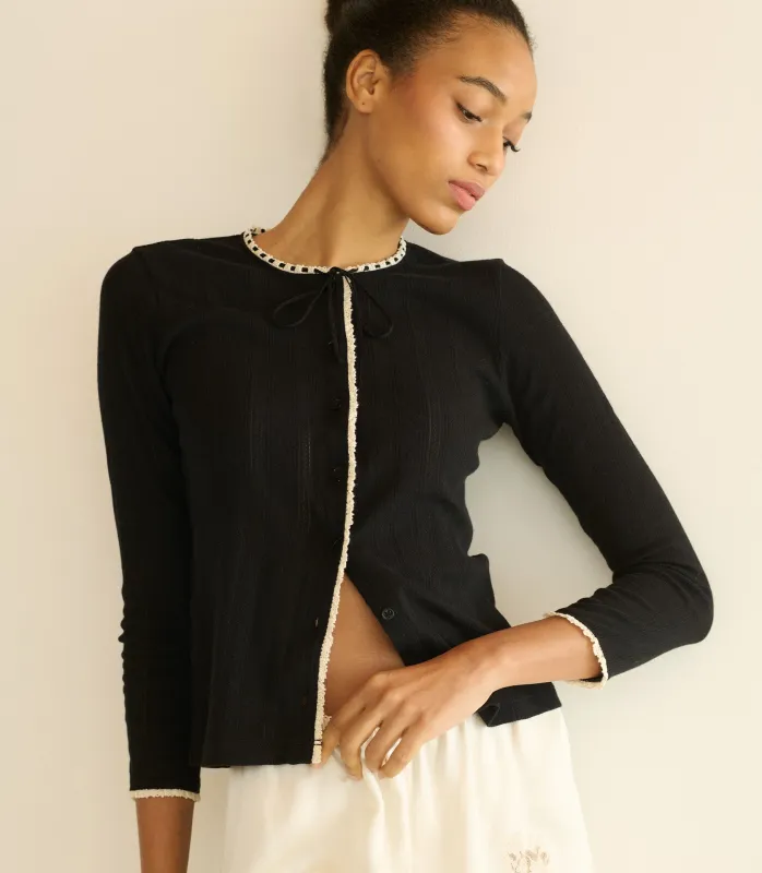 HMD -- ALEXANDRIA TEE -- BLACK made by Doen
