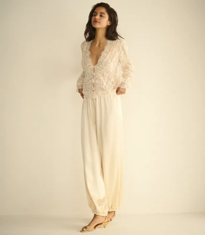 AMALINE TOP -- CANDLELIGHT made by Doen