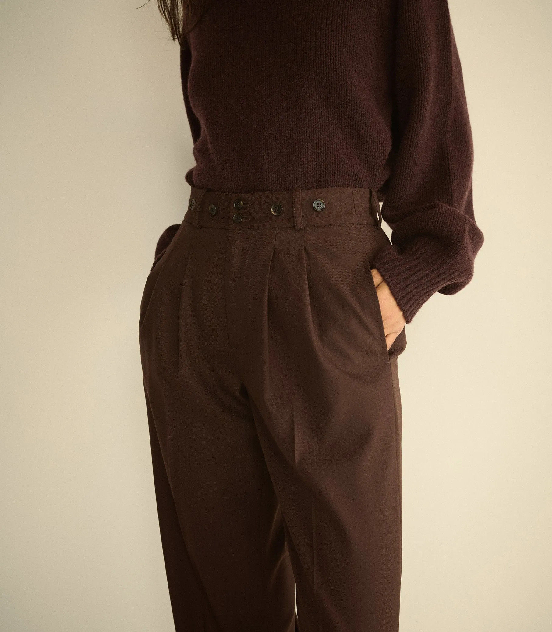 OLIVIA PANT -- CLOVE sold by Doen product image thumbnail 3