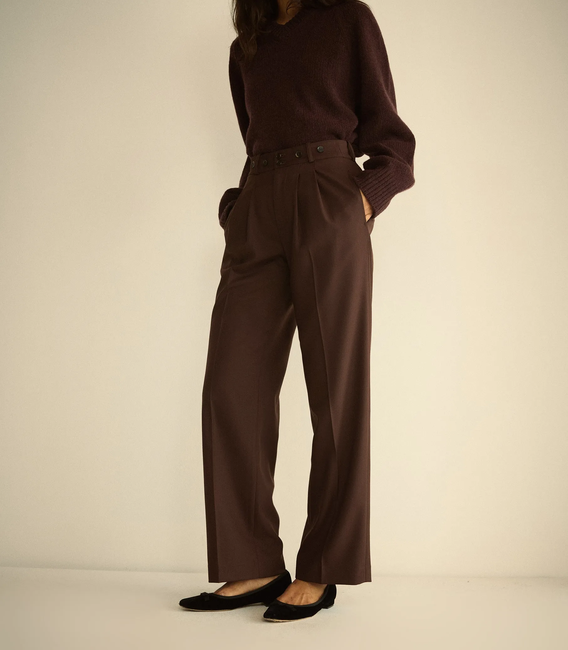 OLIVIA PANT -- CLOVE sold by Doen product image thumbnail 2
