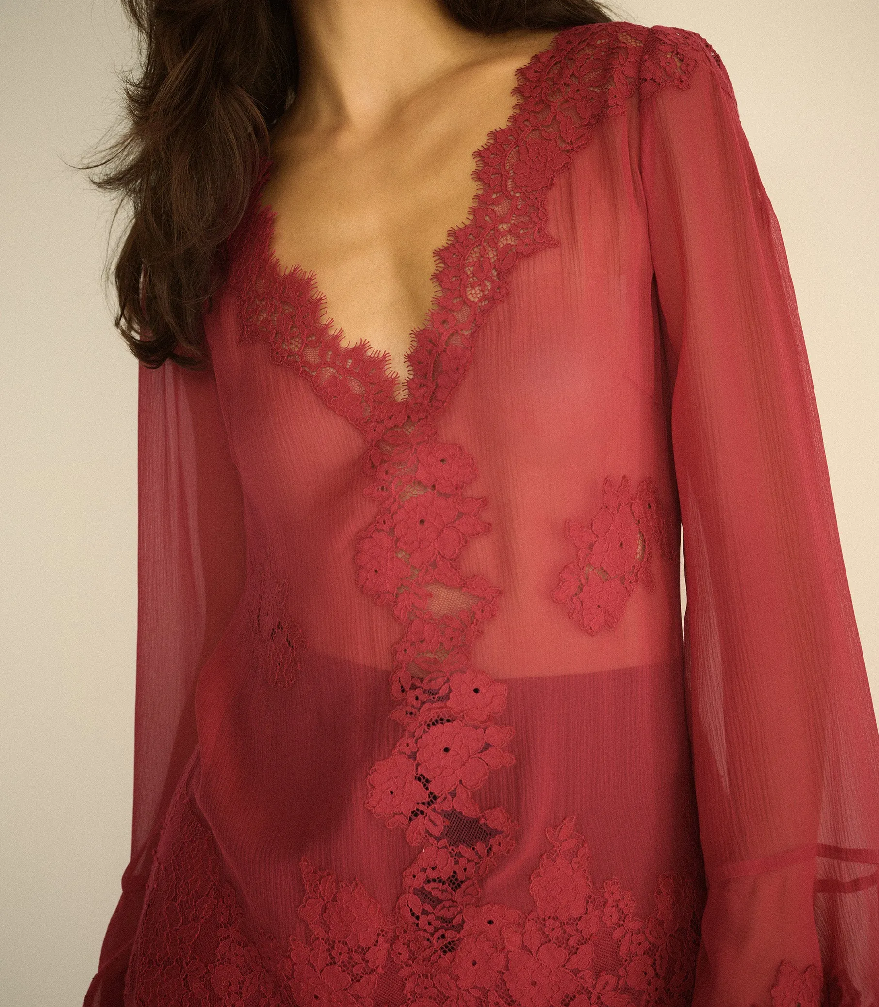 ARMANCE DRESS -- RED SNAPDRAGON sold by Doen product image thumbnail 4