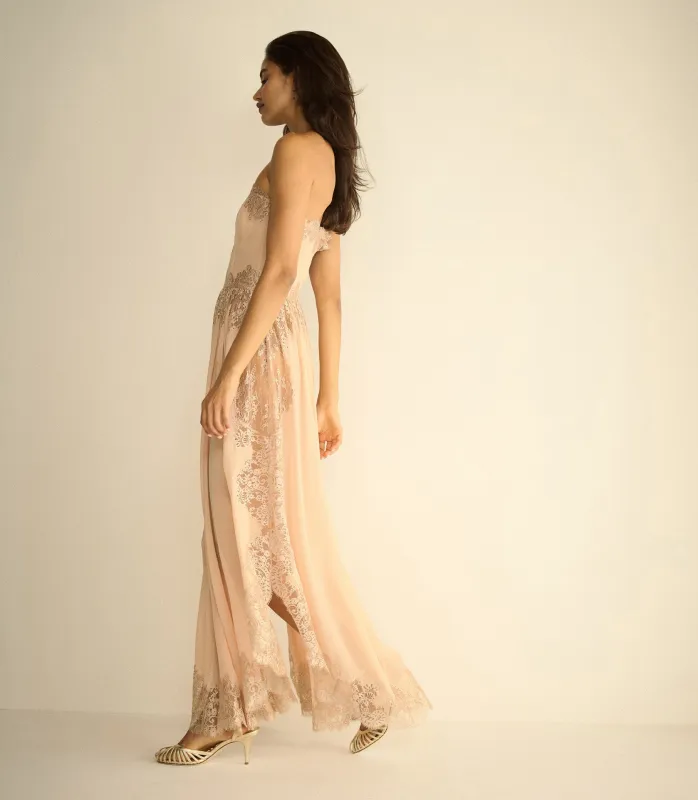 CHARISSE DRESS -- SHIMMERING SHELL made by Doen