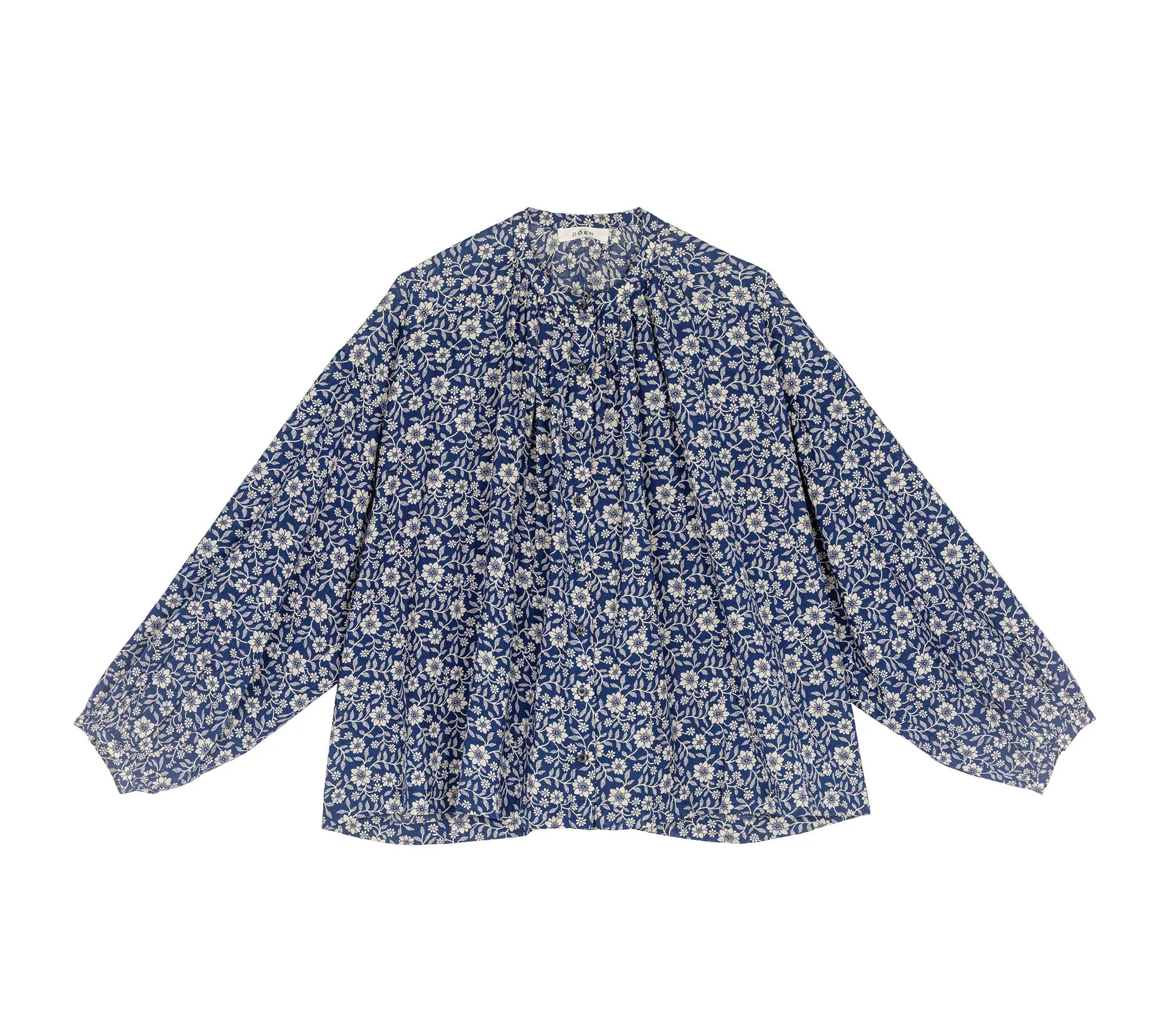 HMD -- THE JANE BLOUSE -- BLUE JESSAMINE CALICO sold by Doen product image thumbnail 2