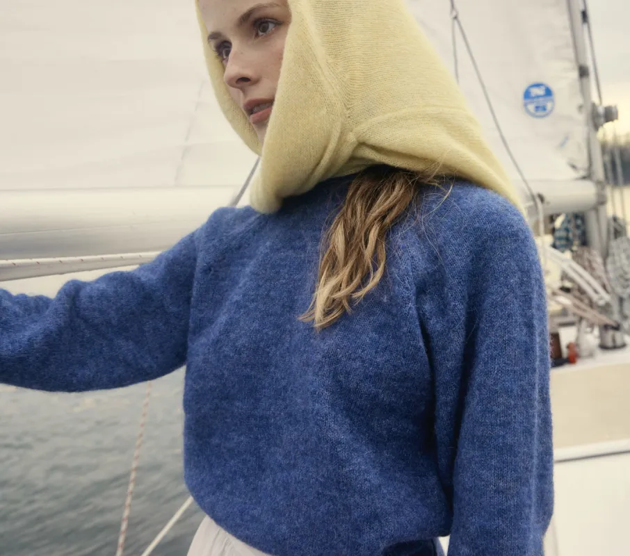 HMD -- MARSENA SWEATER -- BLUE DUSK sold by Doen