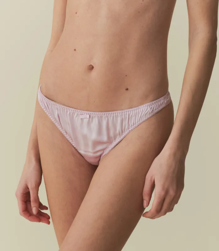 MEG THONG -- PURPLE THISTLE sold by Doen