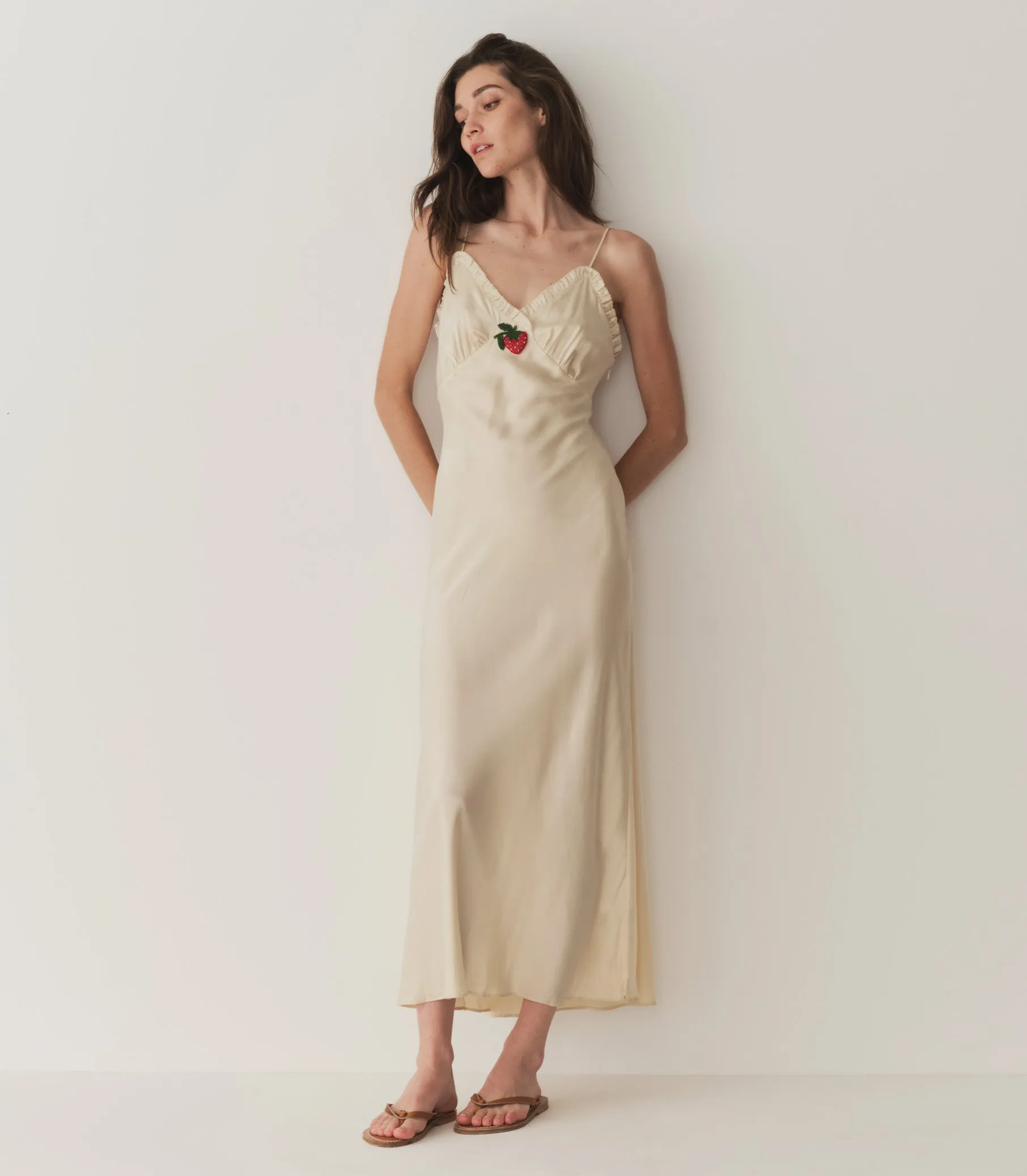 SANDIA DRESS -- MOTHER OF PEARL sold by Doen