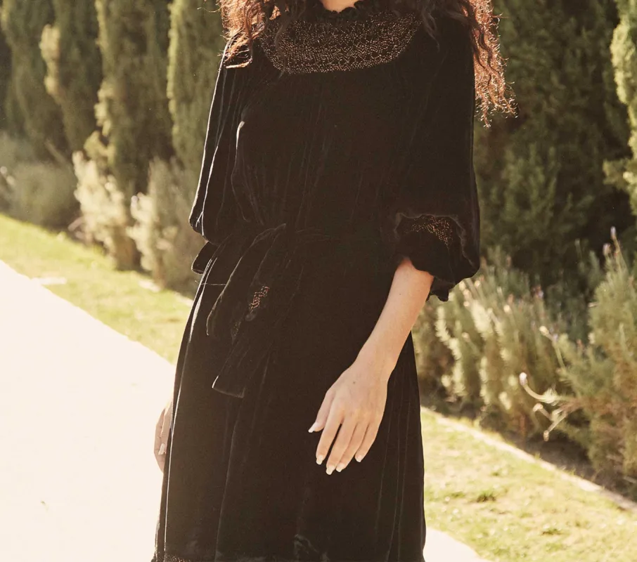 HMD -- VIVIANA DRESS -- BLACK sold by Doen