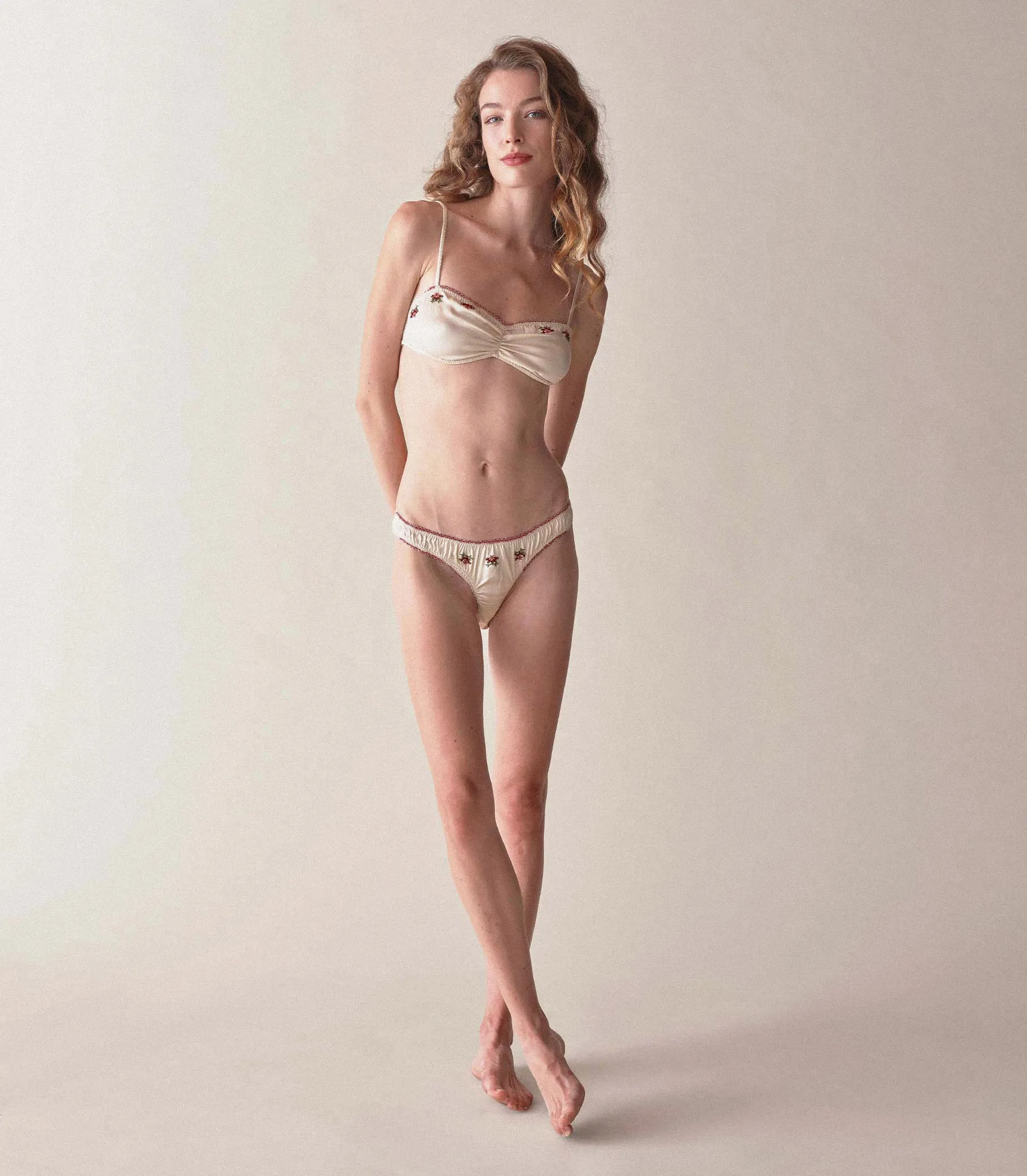 LOLA BRIEF -- ANTIQUE ALABASTER sold by Doen