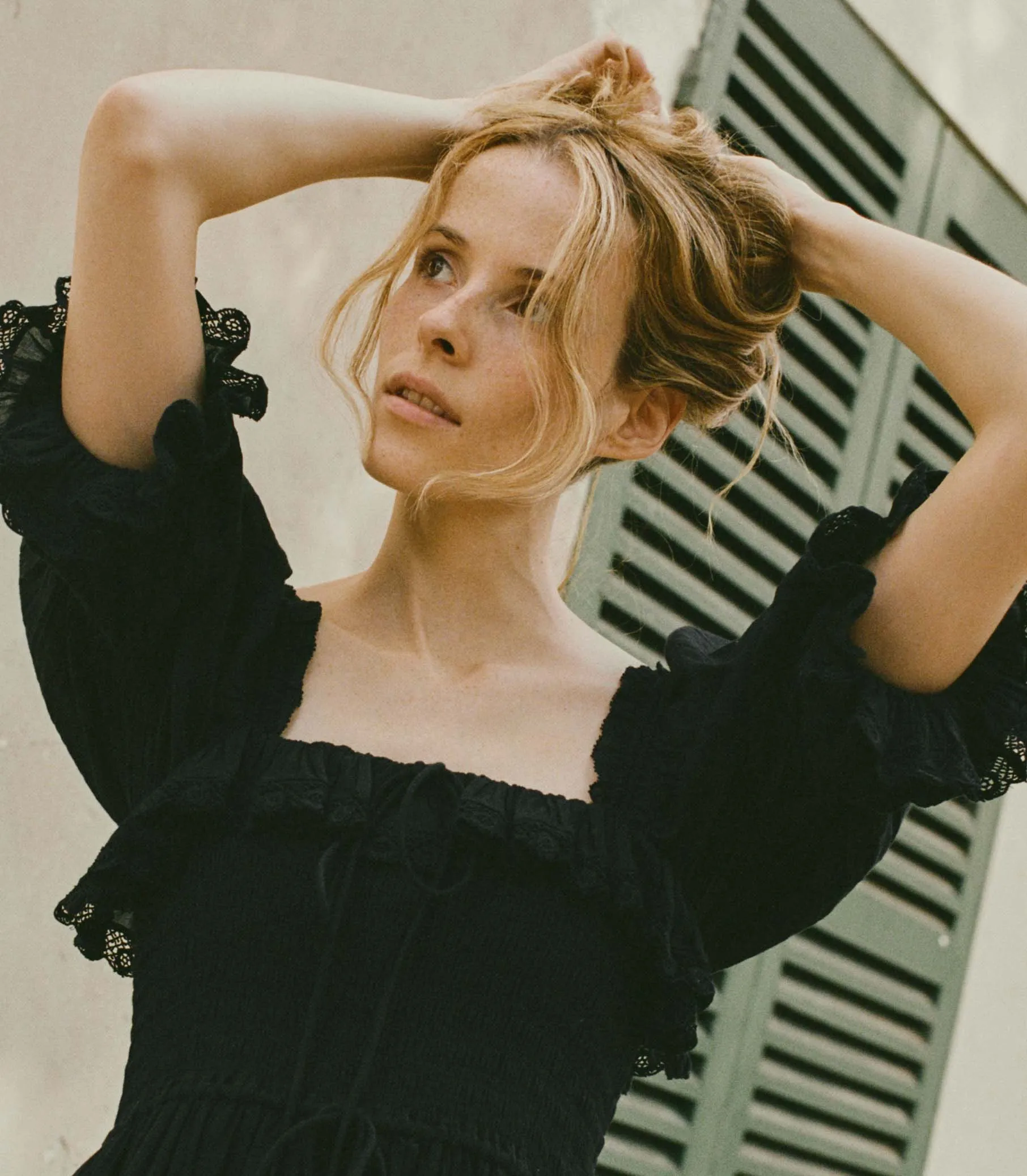 IZABAL DRESS -- NAVY sold by Doen product image thumbnail 3