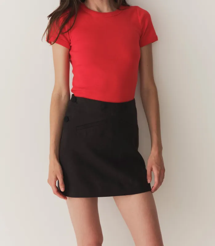 LINDY SKIRT -- BLACK sold by Doen