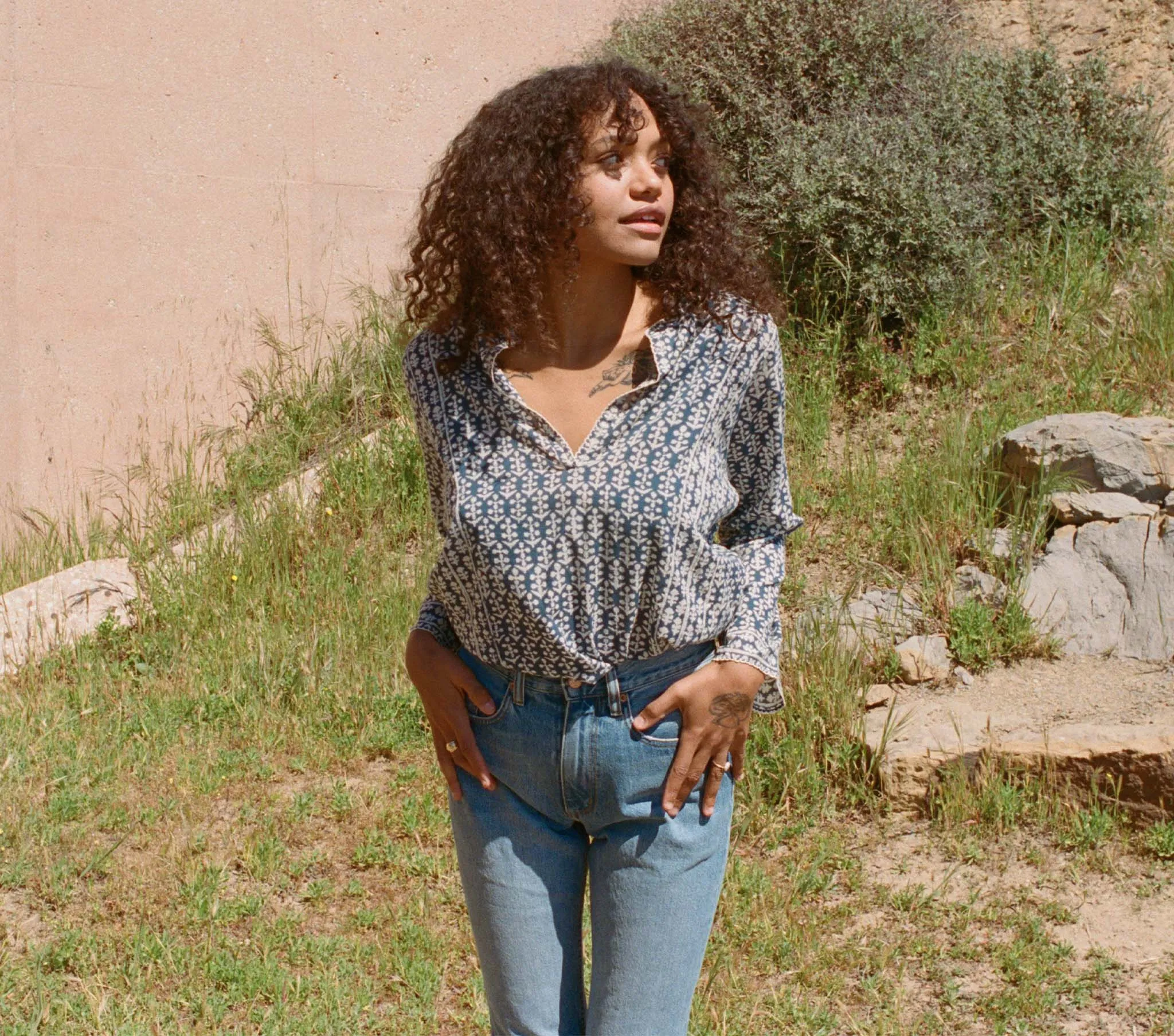 HMD -- SURI TOP -- SOLEDAD BLOOM sold by Doen product image thumbnail 4