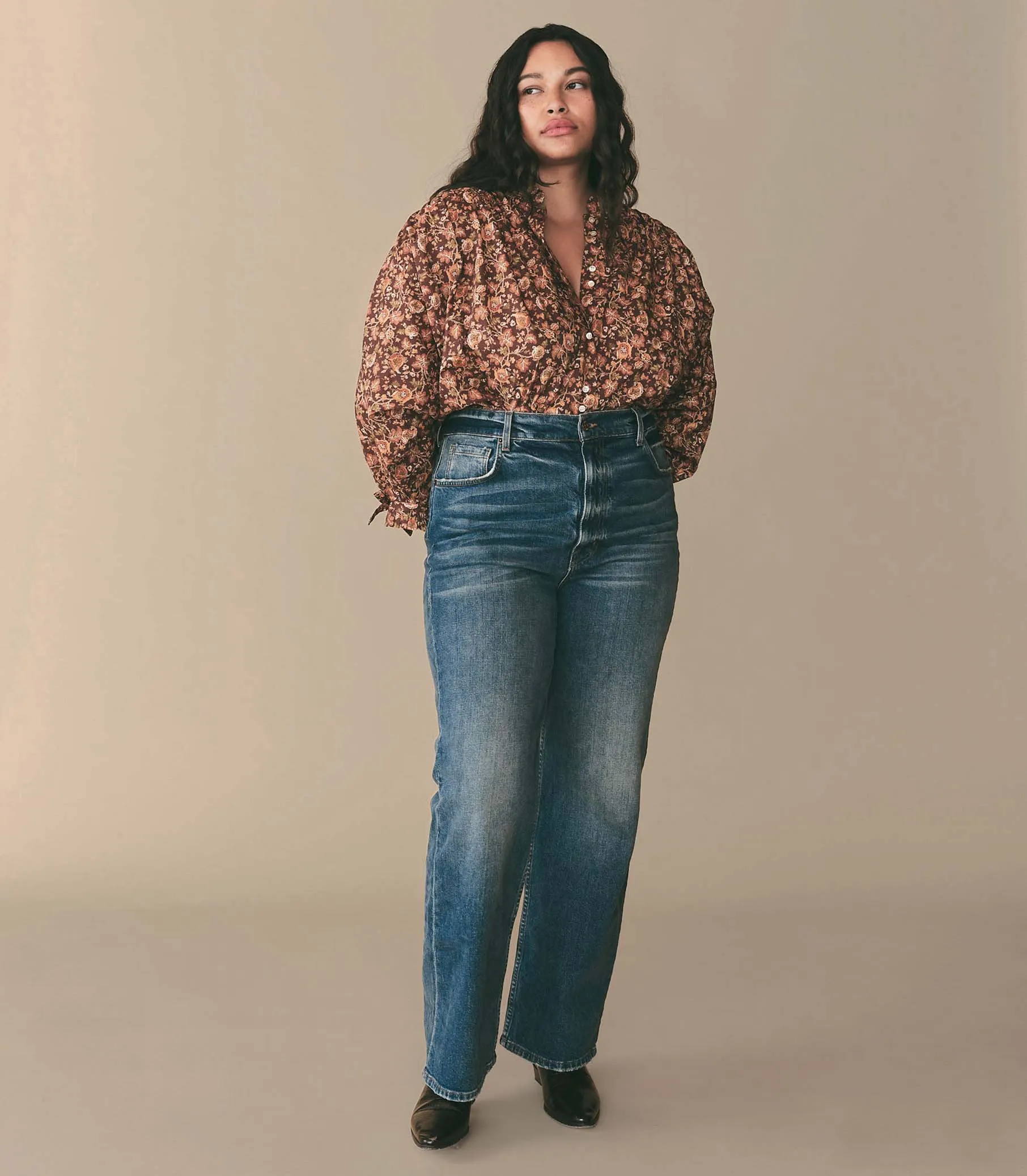 HMD -- ROSE TOP -- MULBERRY VINE FLORAL sold by Doen product image thumbnail 5