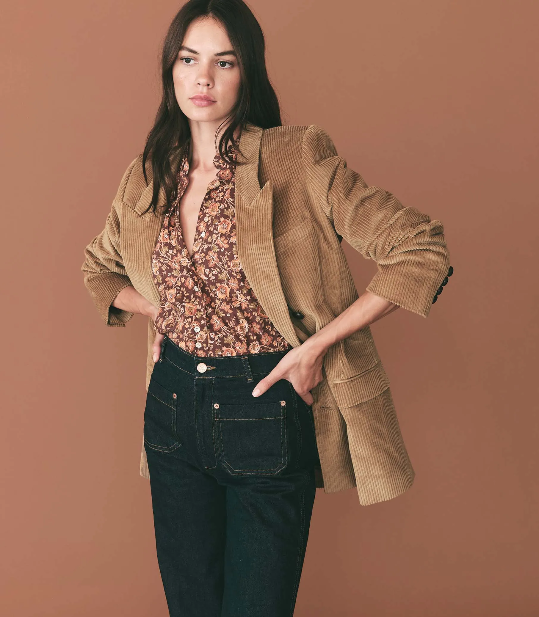 HMD -- ROSE TOP -- MULBERRY VINE FLORAL sold by Doen product image thumbnail 4