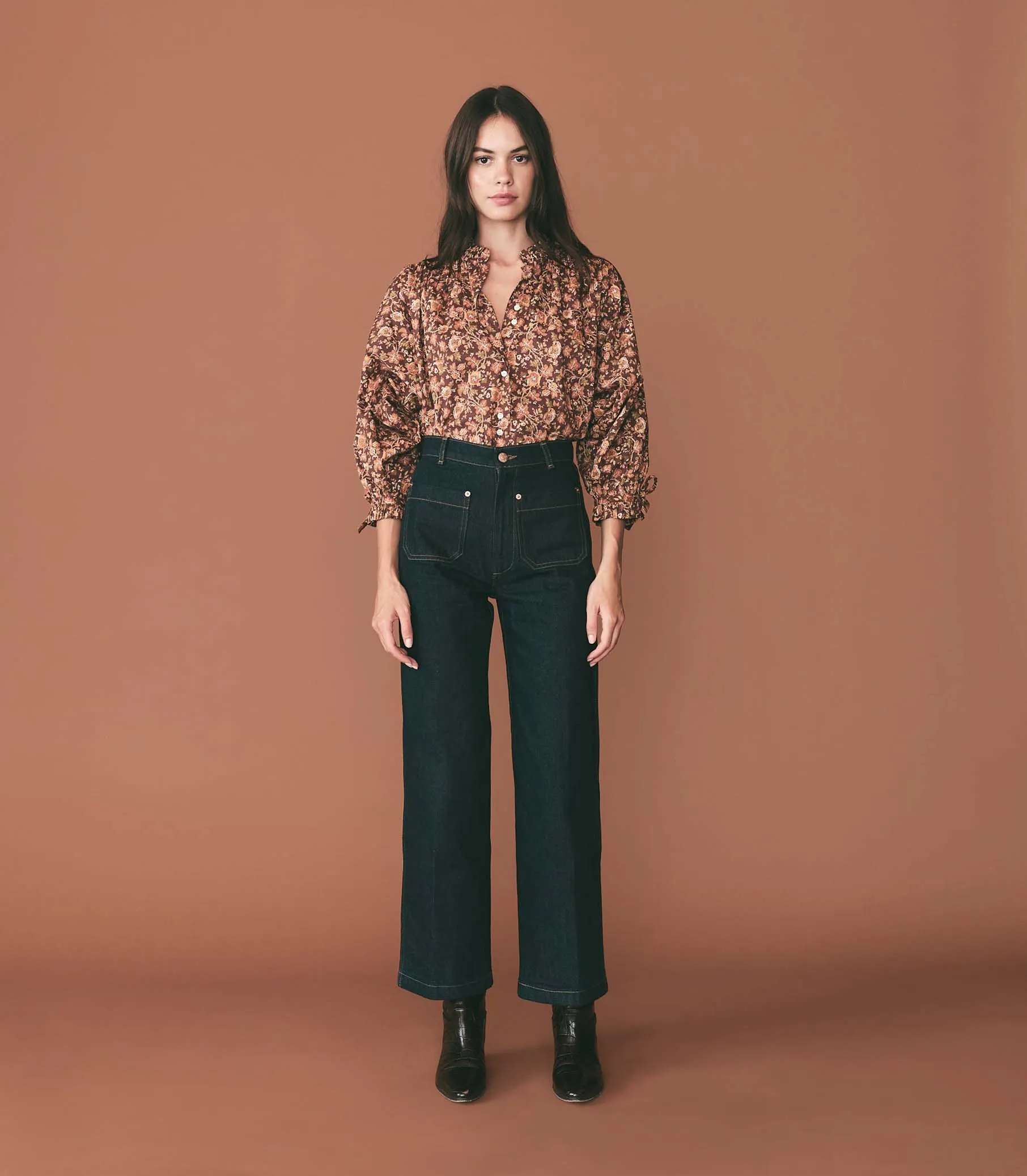 HMD -- ROSE TOP -- MULBERRY VINE FLORAL sold by Doen product image thumbnail 2