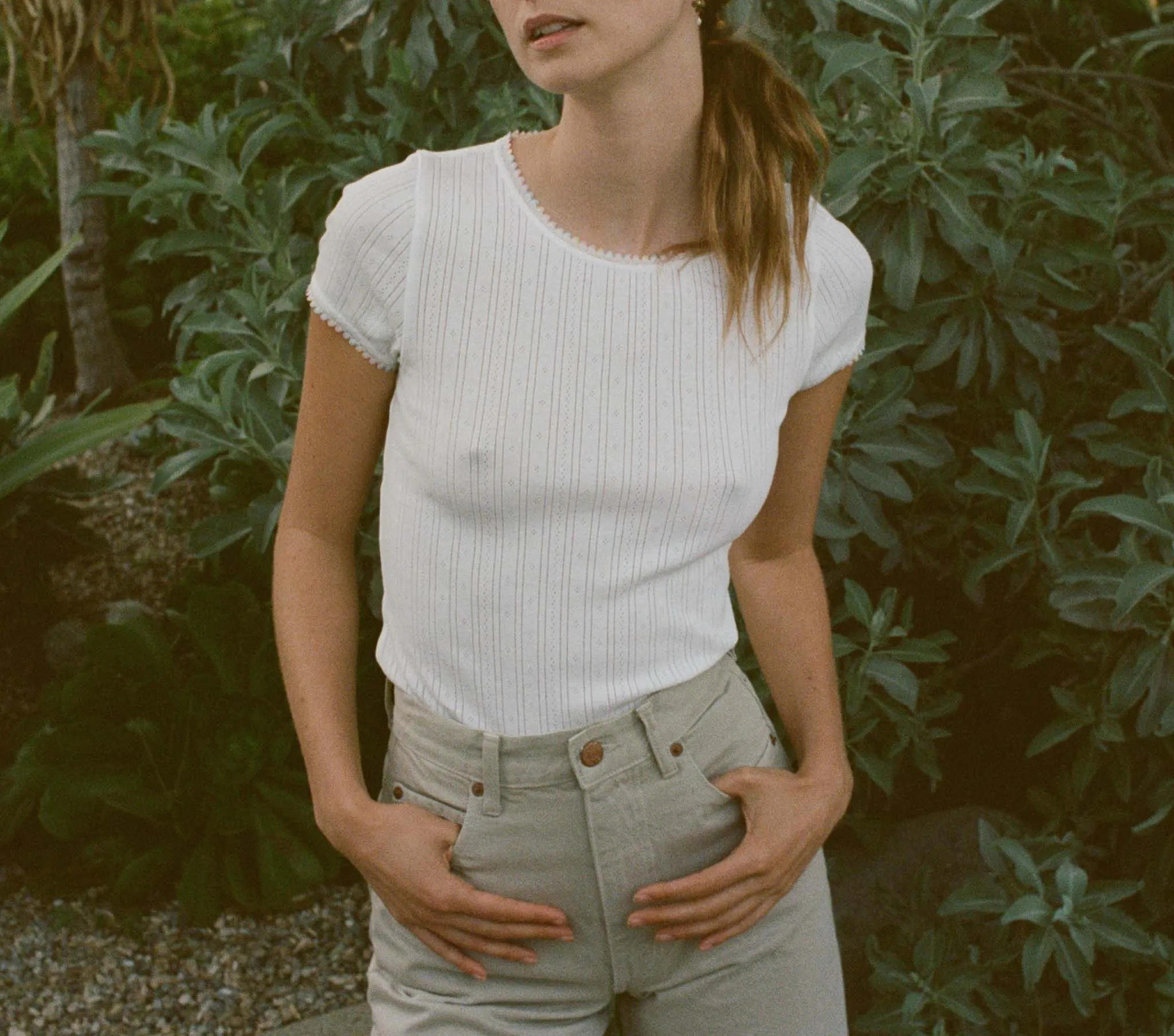 HMD -- VIVI TEE -- SALT sold by Doen product image thumbnail 2