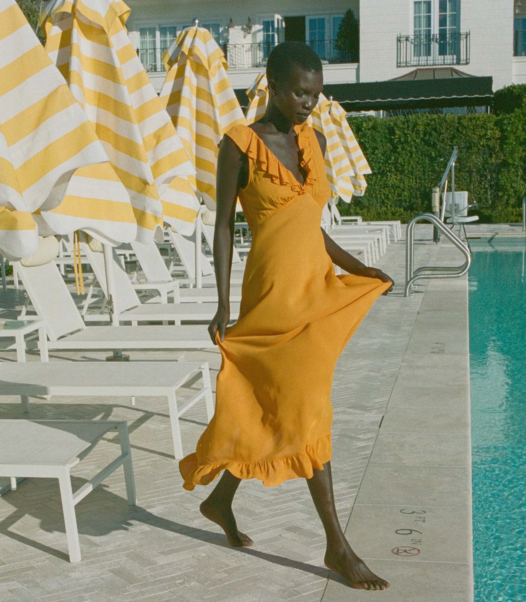 ARLEEN DRESS -- NASTURTIUM ORANGE sold by Doen product image thumbnail 5