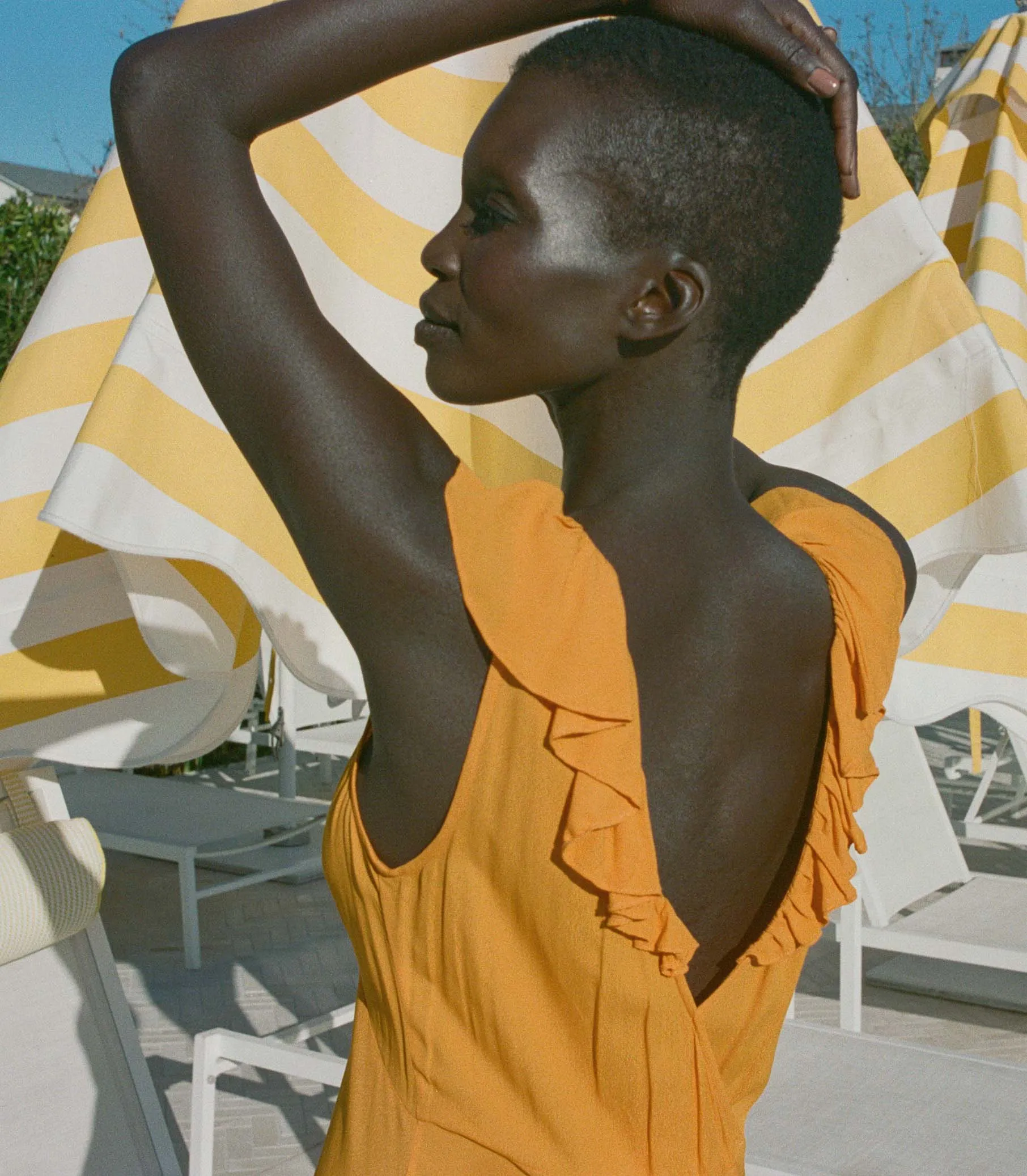 ARLEEN DRESS -- NASTURTIUM ORANGE sold by Doen product image thumbnail 3