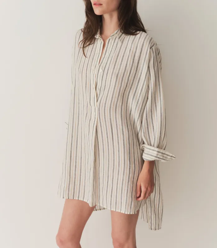 JORA DRESS -- SAN LEONE STRIPE sold by Doen