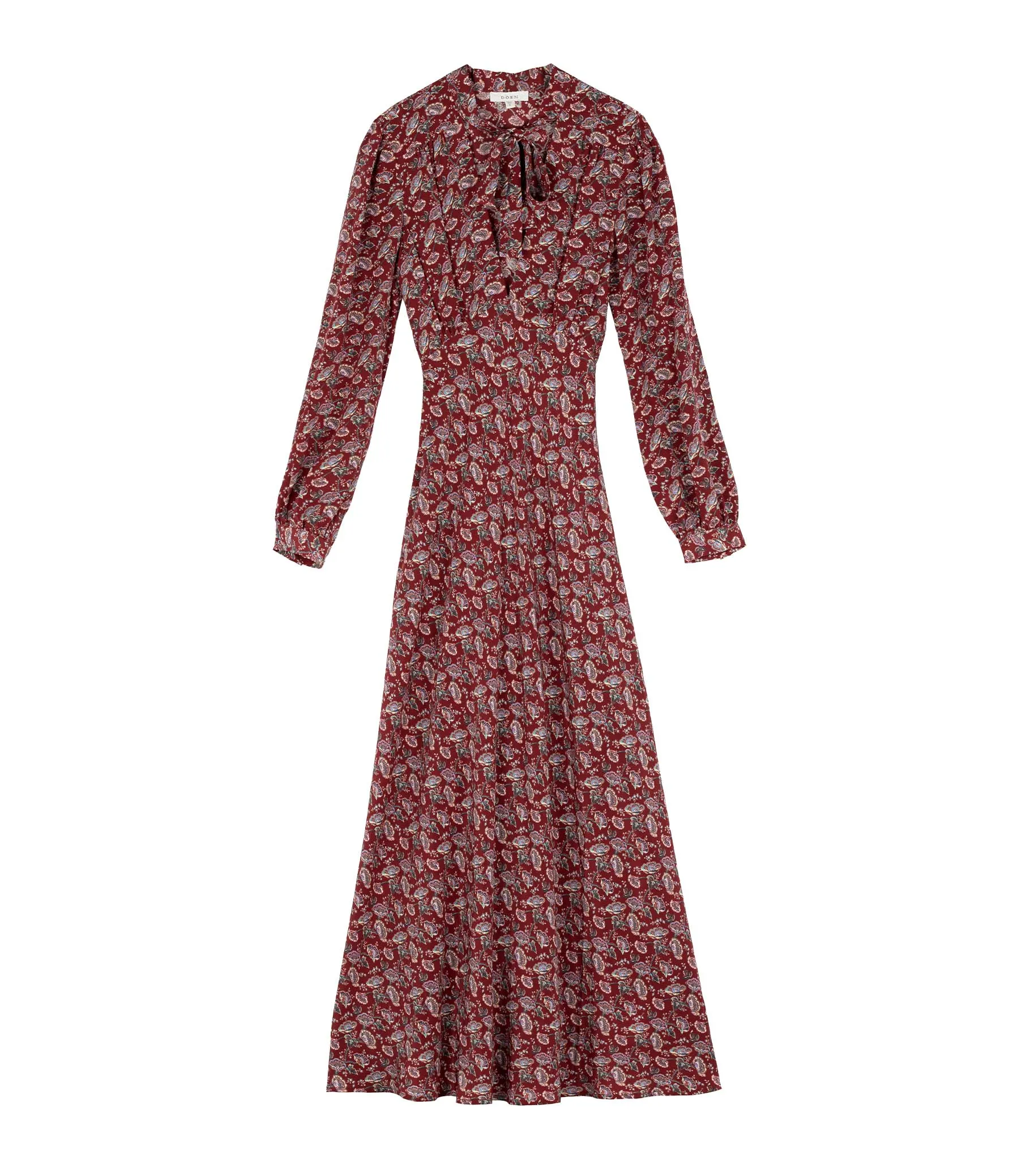CHANSON DRESS -- GARNET ARBOR ROSE FLORAL sold by Doen product image thumbnail 5