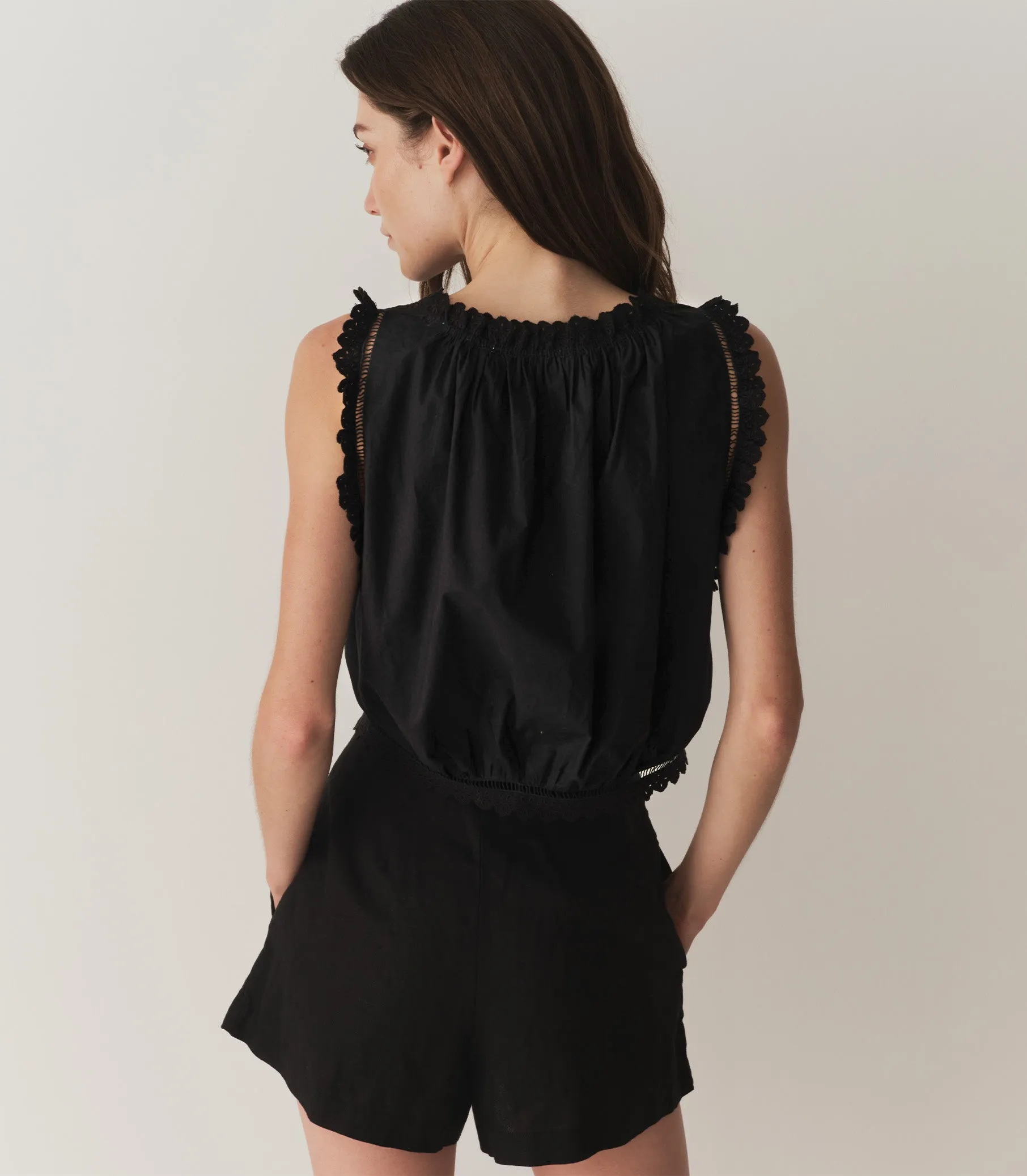 TRAVELER TOP -- BLACK sold by Doen product image thumbnail 2