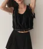 TRAVELER TOP -- BLACK sold by Doen