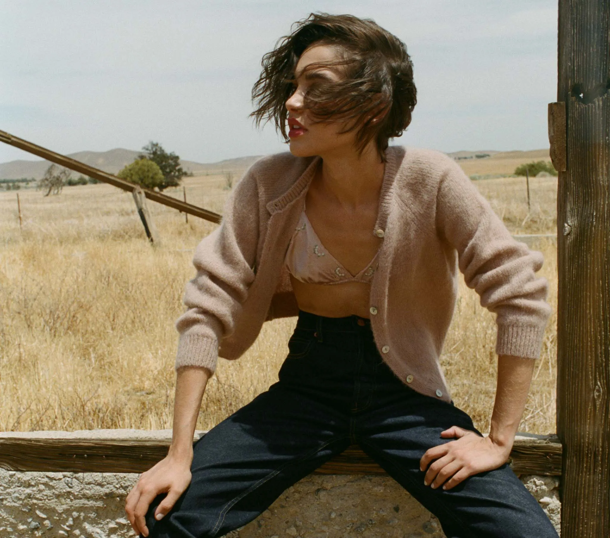 HMD -- PETRA CARDIGAN -- CLAY sold by Doen product image thumbnail 2