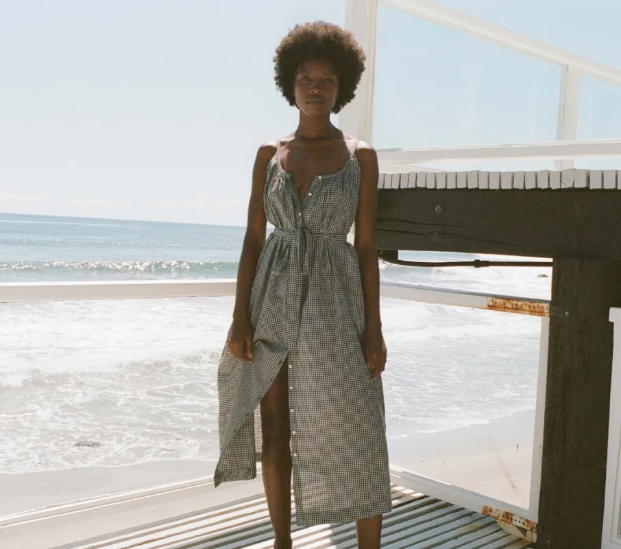 HMD -- NEVITA DRESS -- LA MADDALENA GINGHAM sold by Doen