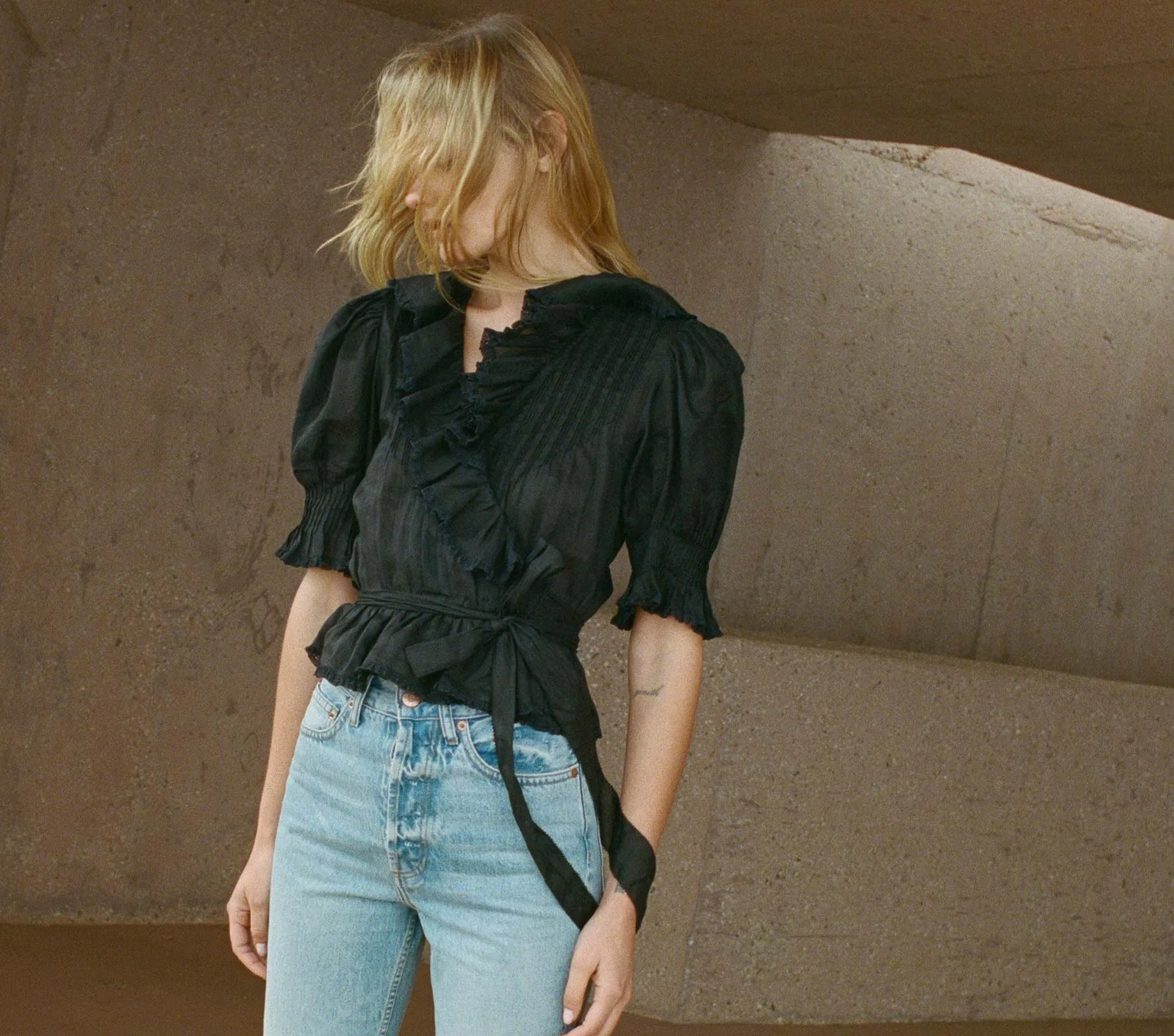 THAMES TOP -- BLACK sold by Doen product image thumbnail 2