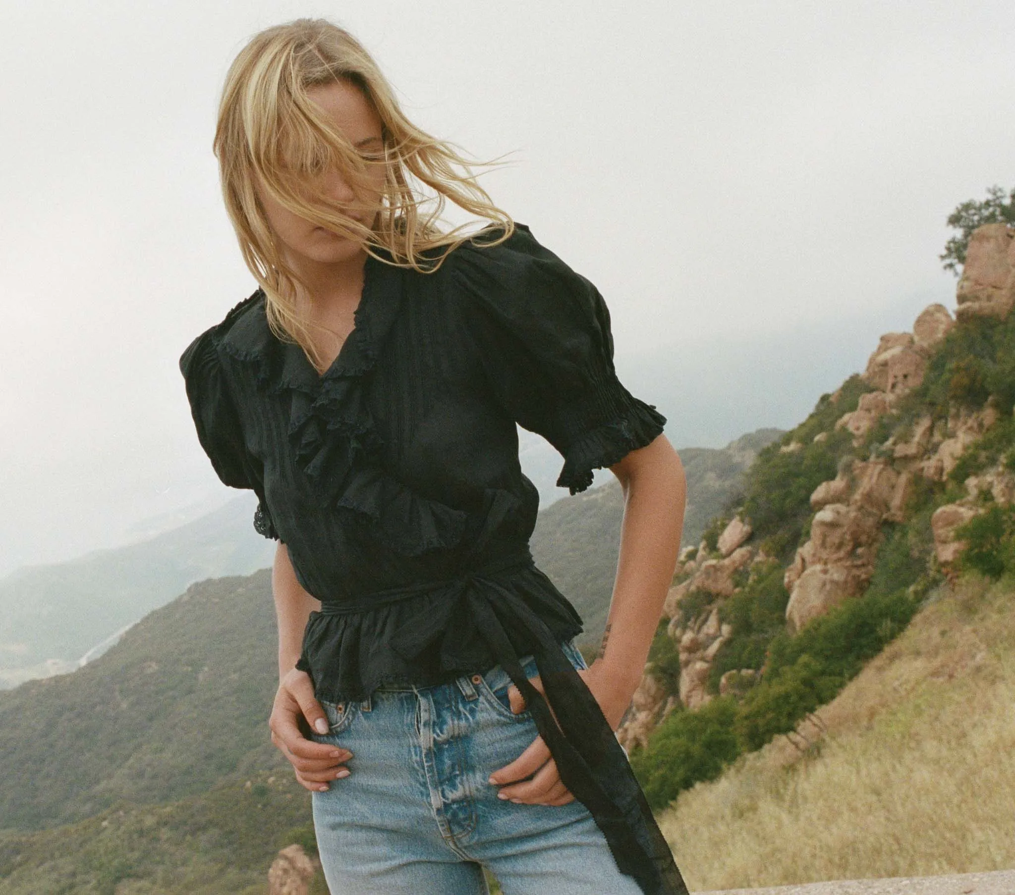 THAMES TOP -- BLACK sold by Doen product image thumbnail 5