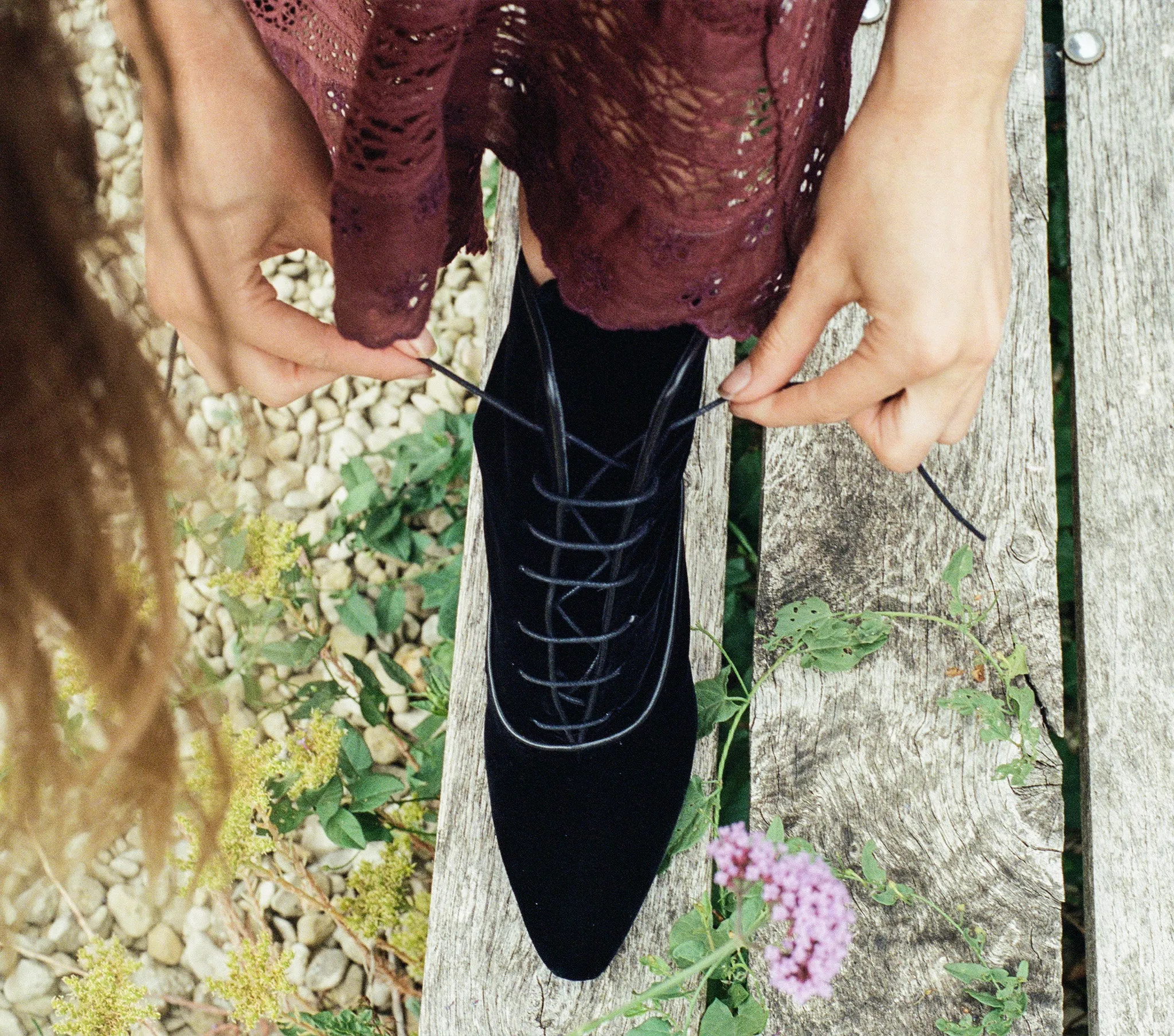 DASHA BOOT -- BLACK VELVET sold by Doen product image thumbnail 5