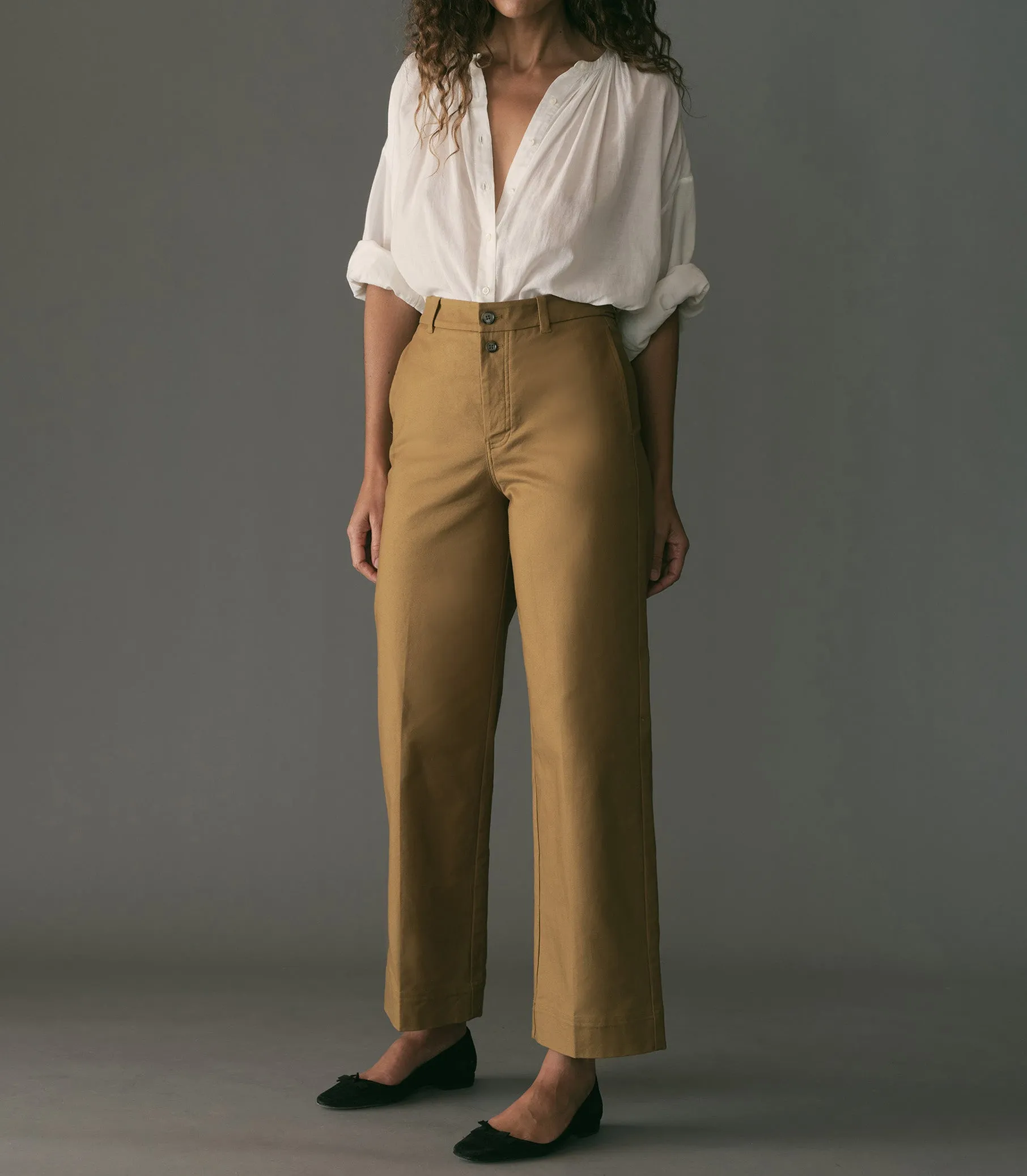 SOLENE PANT -- ANTLER sold by Doen