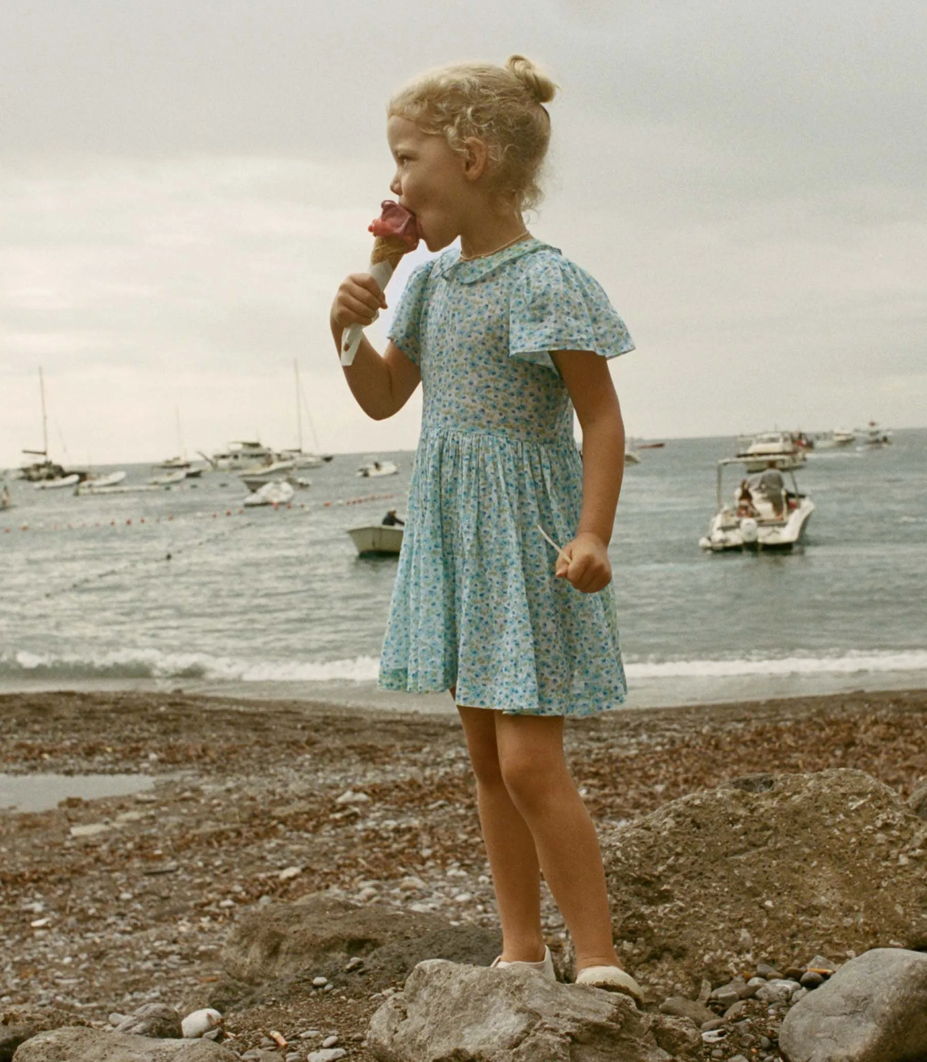 DUA DRESS -- BLEU DAISY FIELDS sold by Doen product image thumbnail 4