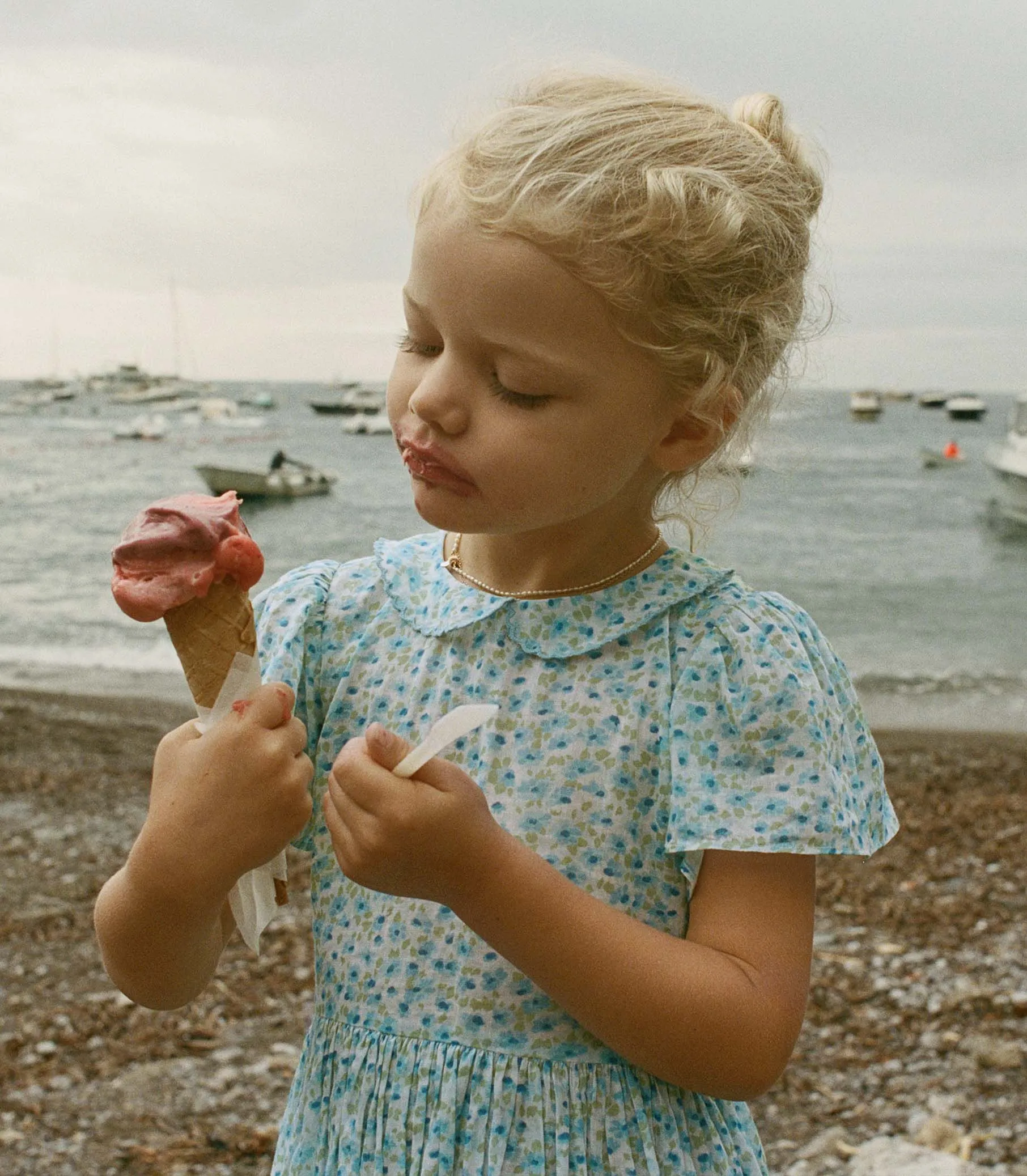 DUA DRESS -- BLEU DAISY FIELDS sold by Doen product image thumbnail 5