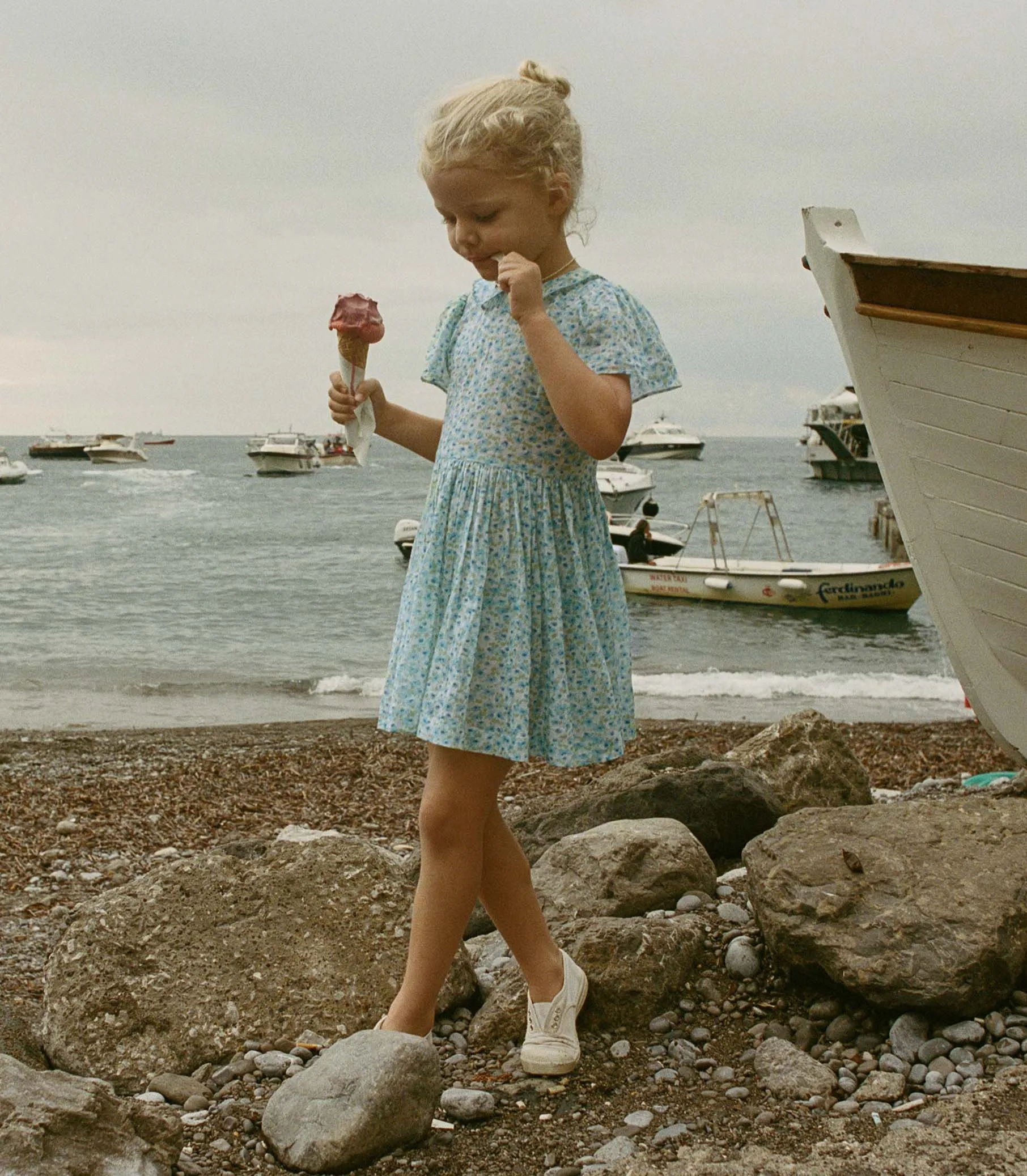 DUA DRESS -- BLEU DAISY FIELDS sold by Doen product image thumbnail 3