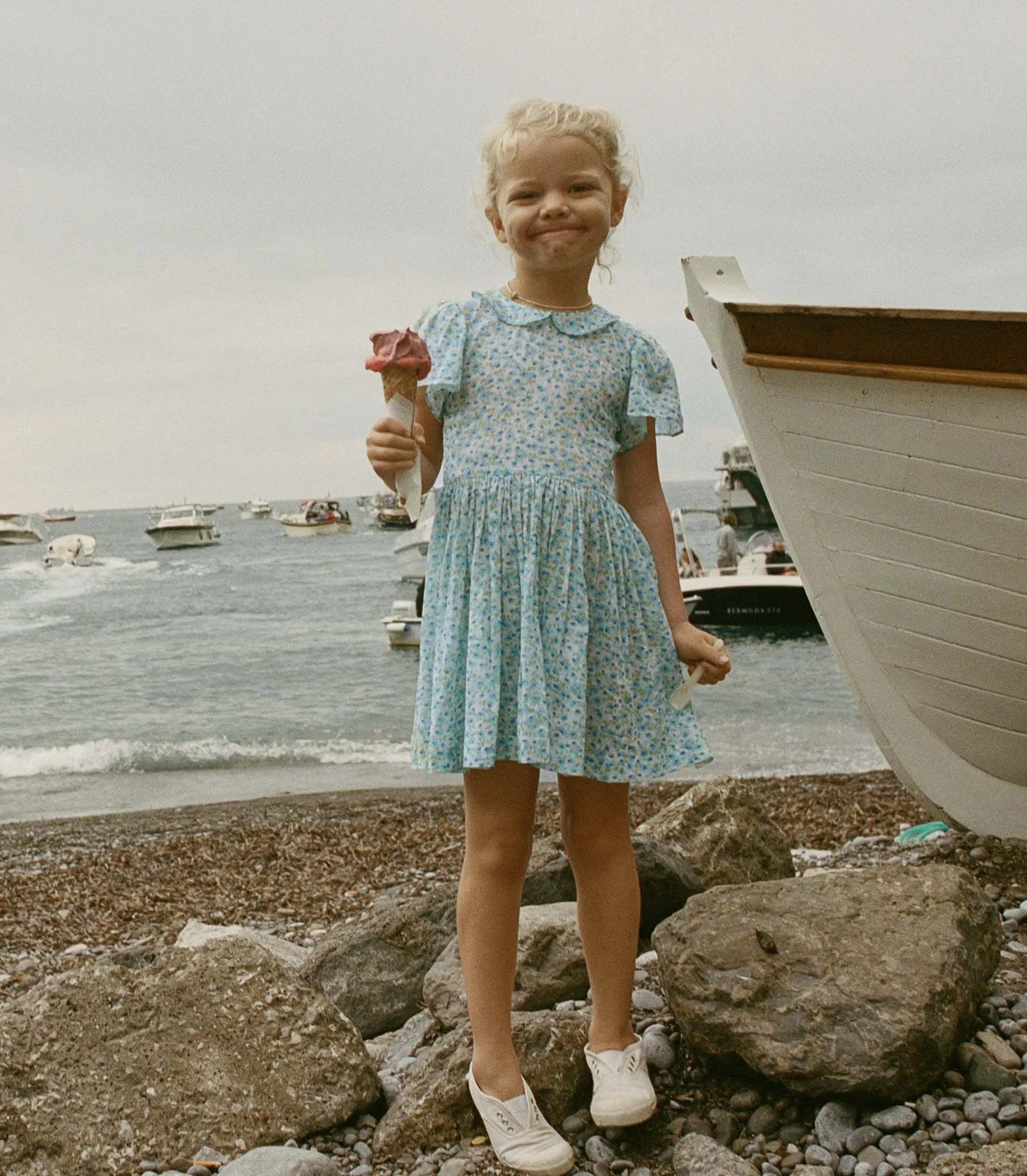 DUA DRESS -- BLEU DAISY FIELDS sold by Doen product image thumbnail 2