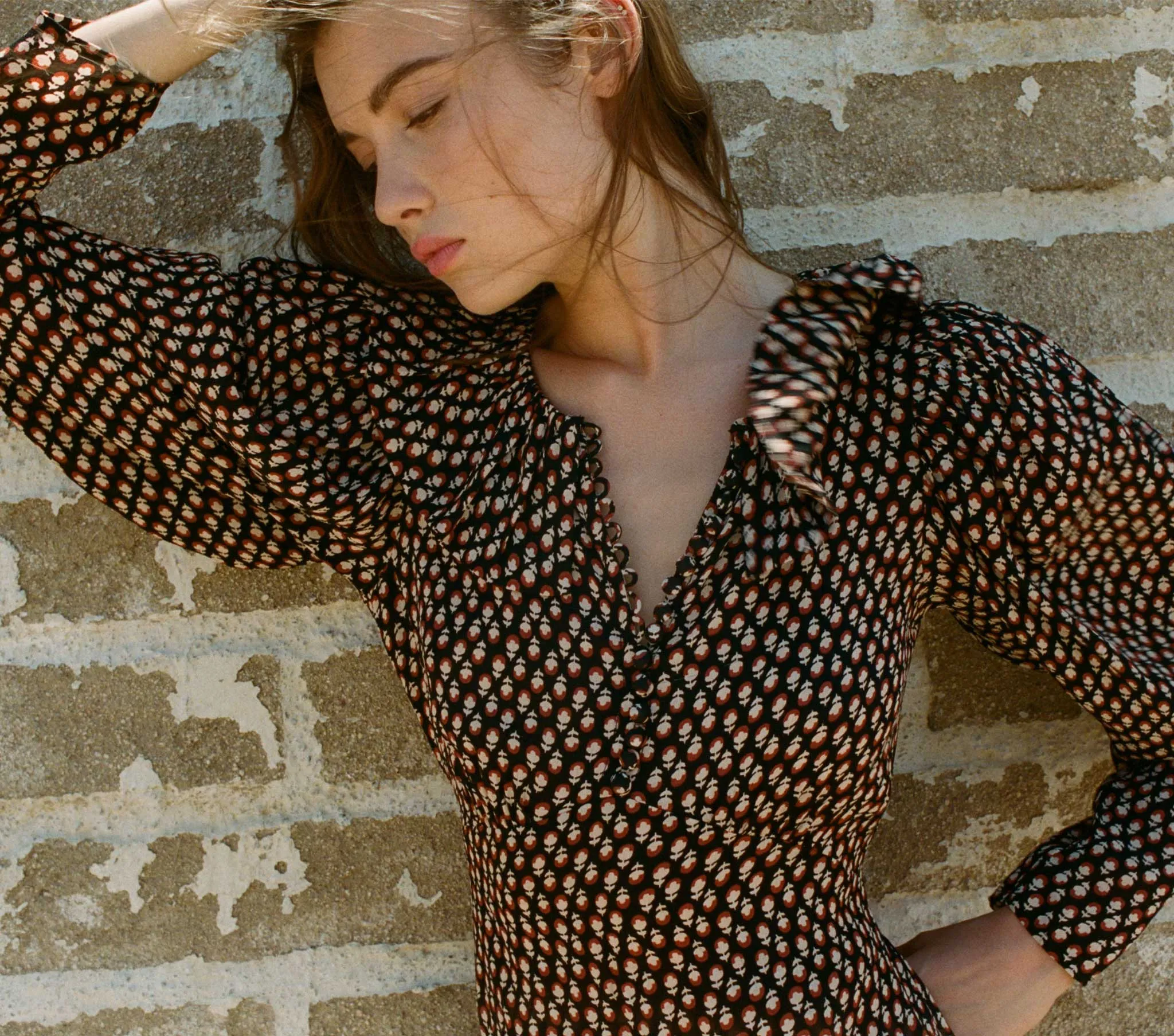 HMD -- AUDELLA DRESS -- SABLE HYDE PARK FLORAL sold by Doen product image thumbnail 2