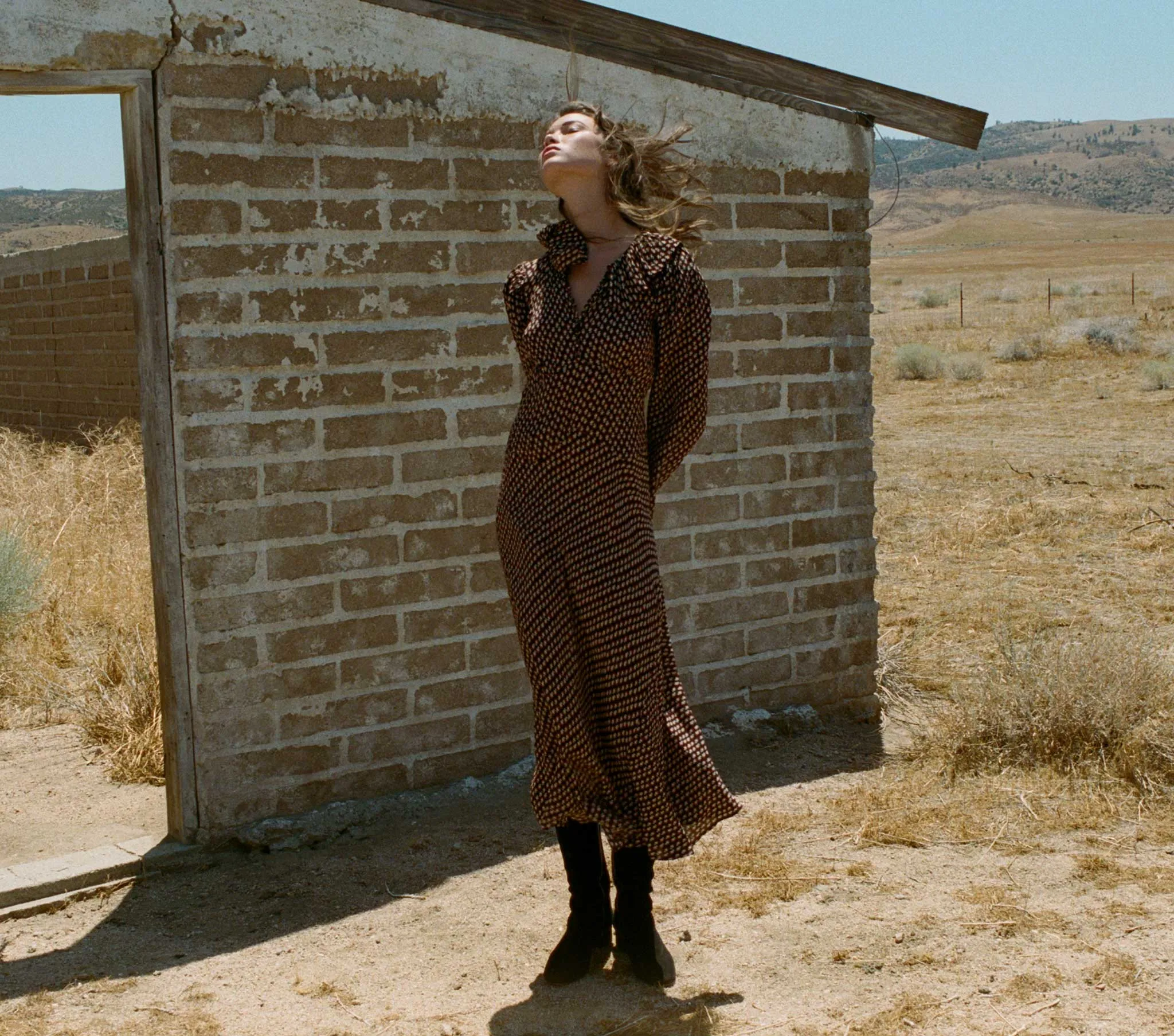 HMD -- AUDELLA DRESS -- SABLE HYDE PARK FLORAL sold by Doen product image thumbnail 3