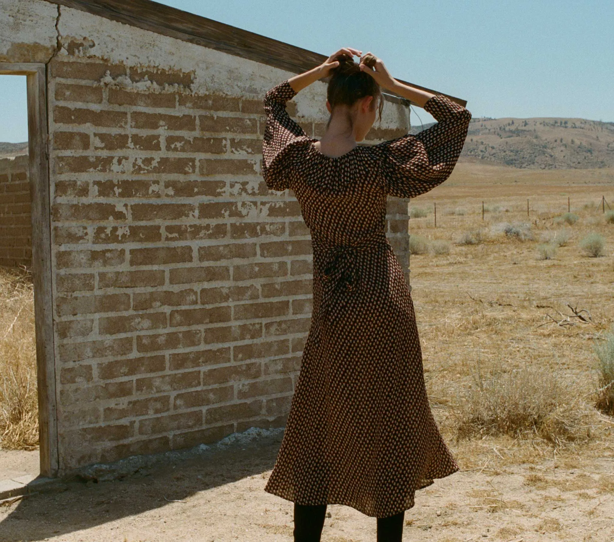 HMD -- AUDELLA DRESS -- SABLE HYDE PARK FLORAL sold by Doen product image thumbnail 4