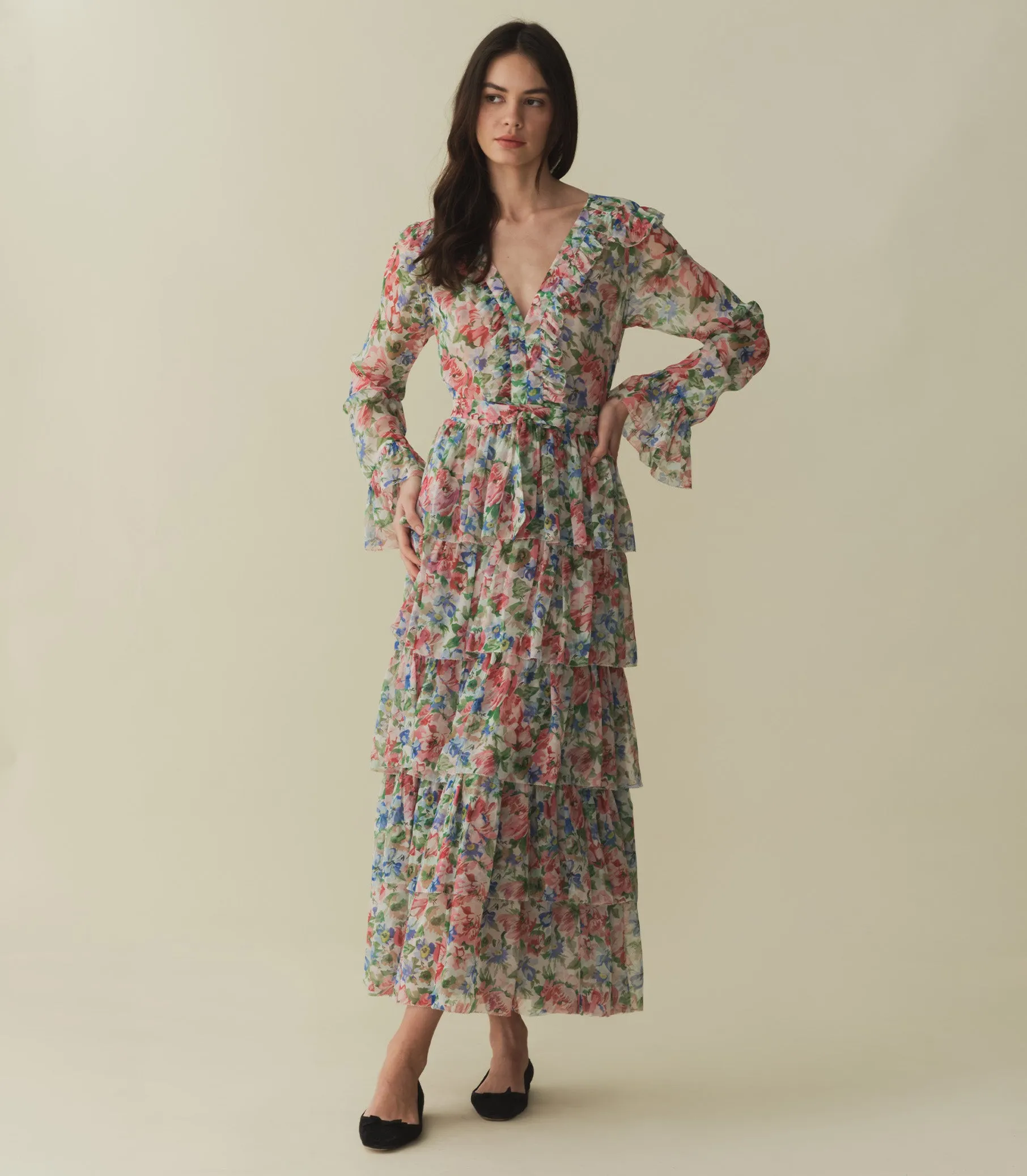 MELBA DRESS -- TULIP GROVE sold by Doen product image thumbnail 3