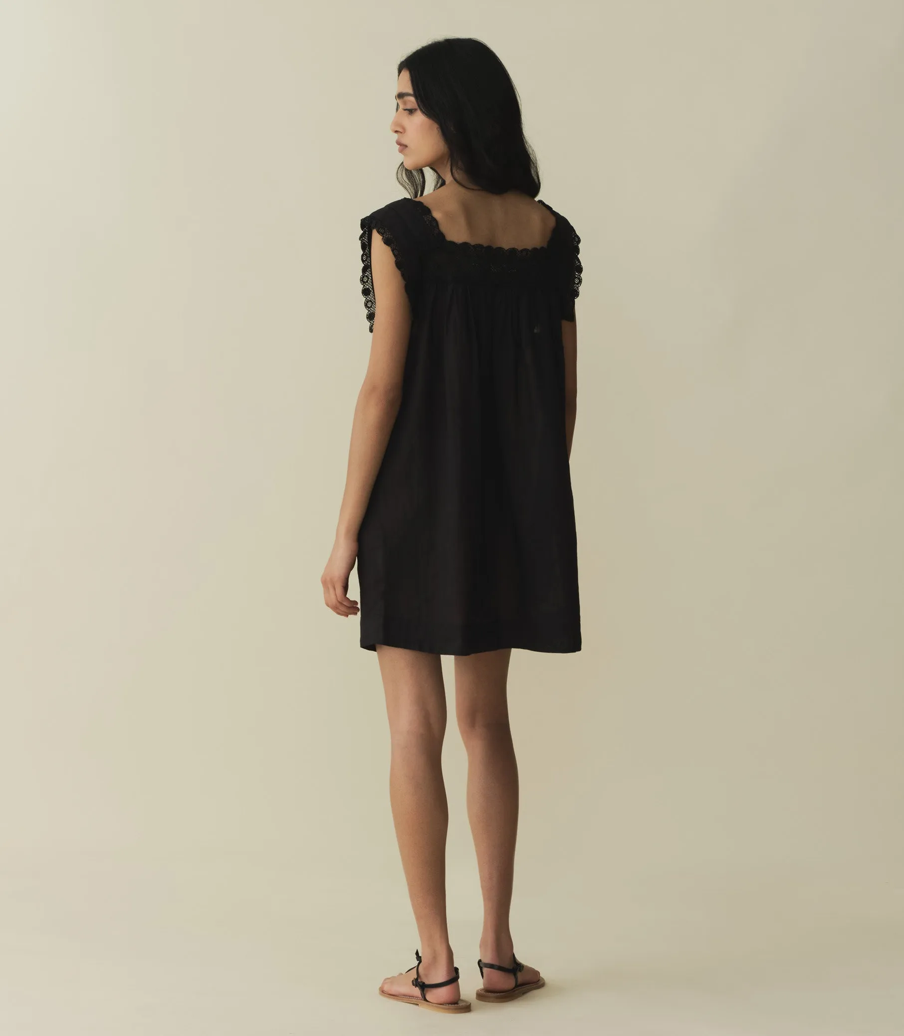 ALMADIA DRESS -- BLACK sold by Doen product image thumbnail 3