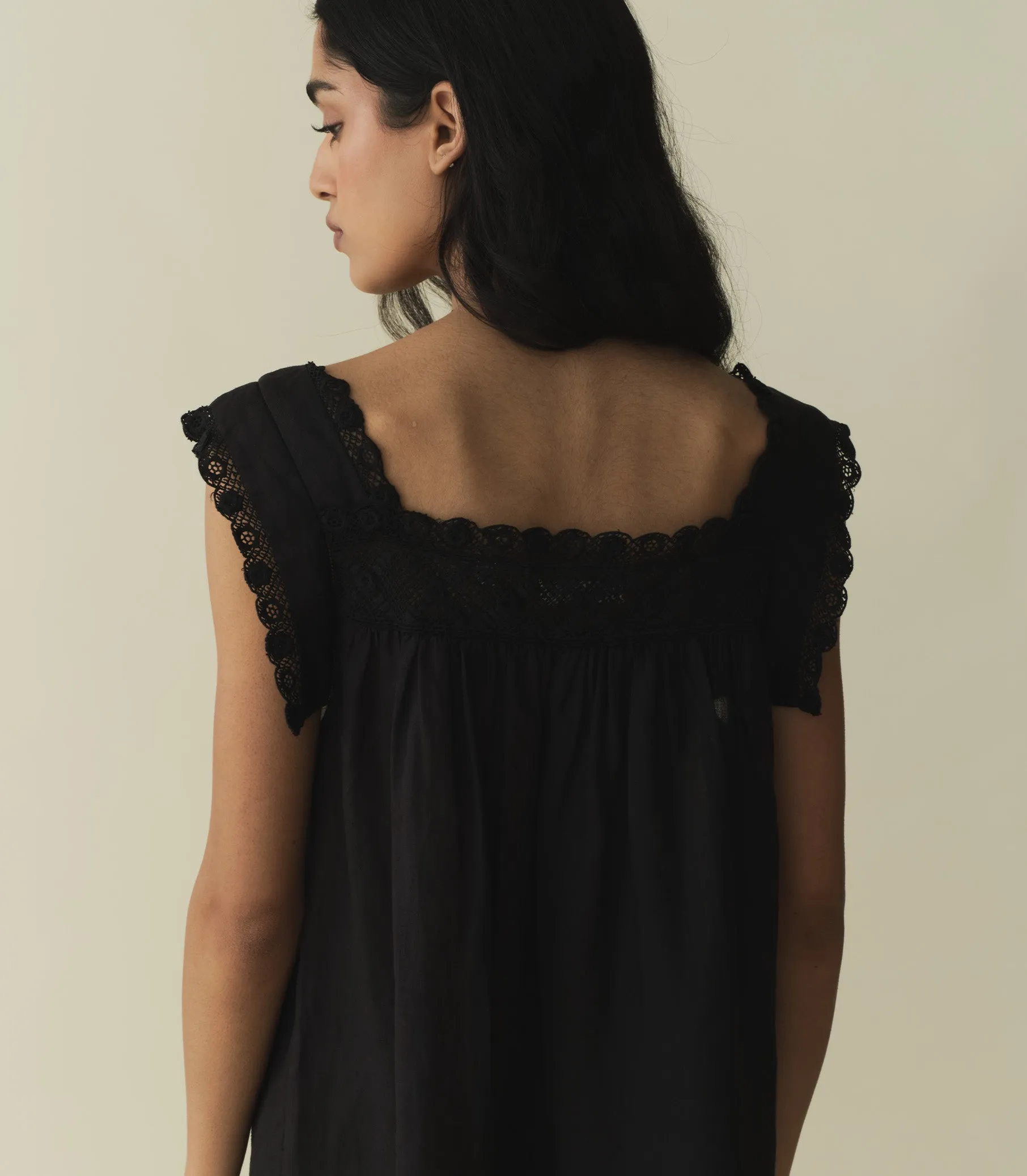 ALMADIA DRESS -- BLACK sold by Doen product image thumbnail 4