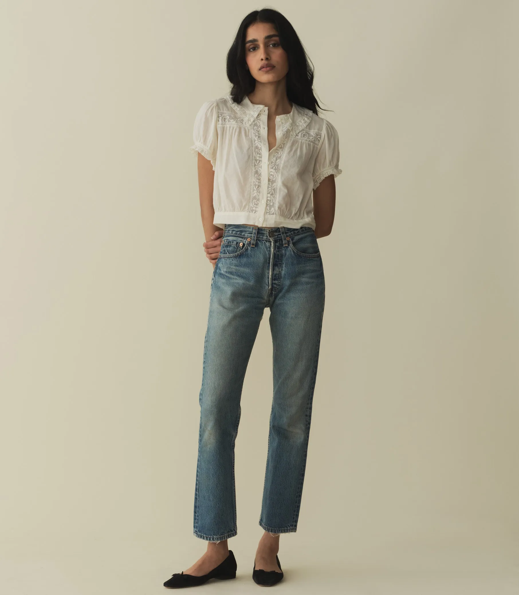 SKYLARK TOP -- MAGNOLIA sold by Doen product image thumbnail 4