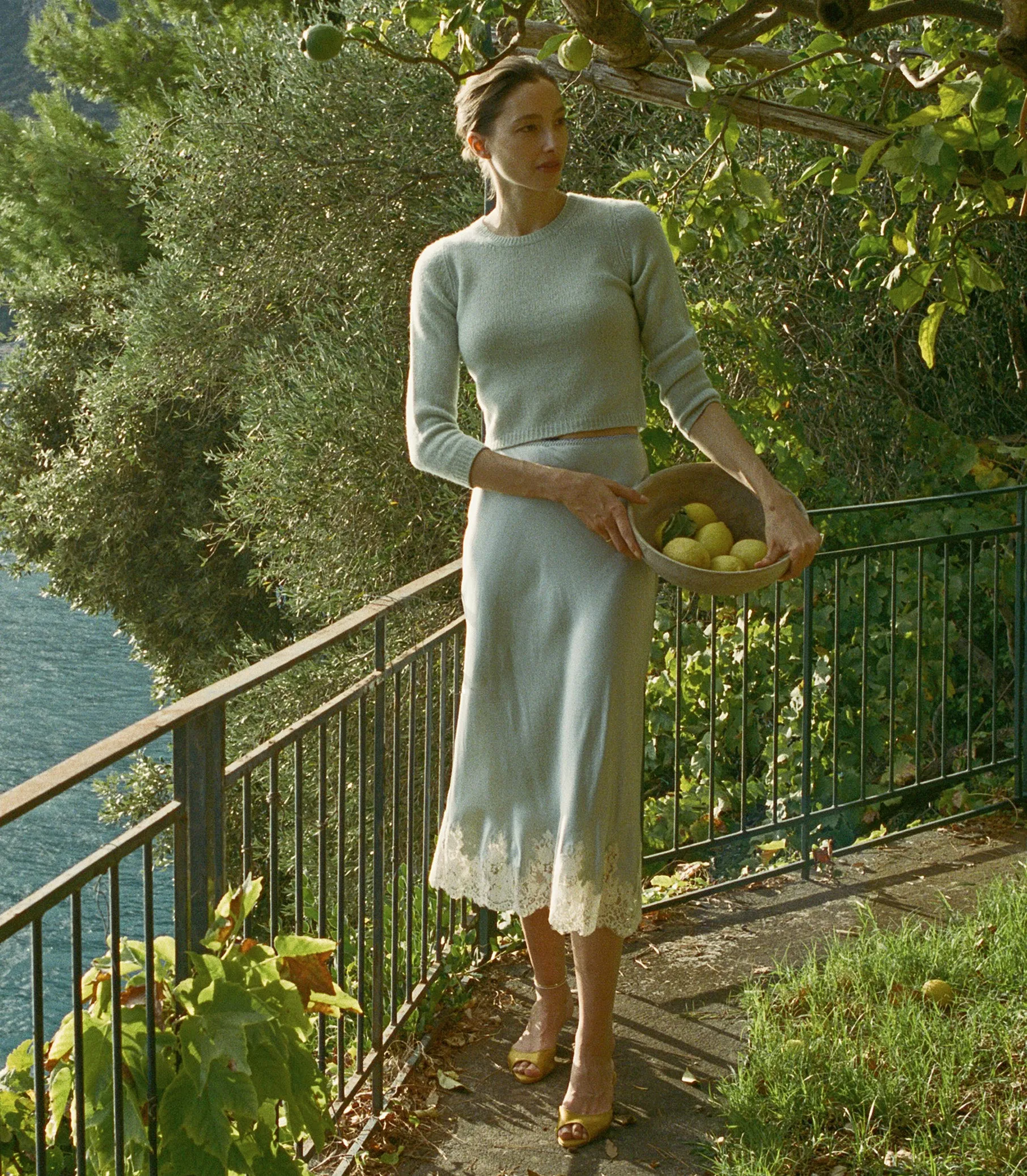 ELOWEN SKIRT -- DUSTY BLUE sold by Doen product image thumbnail 2